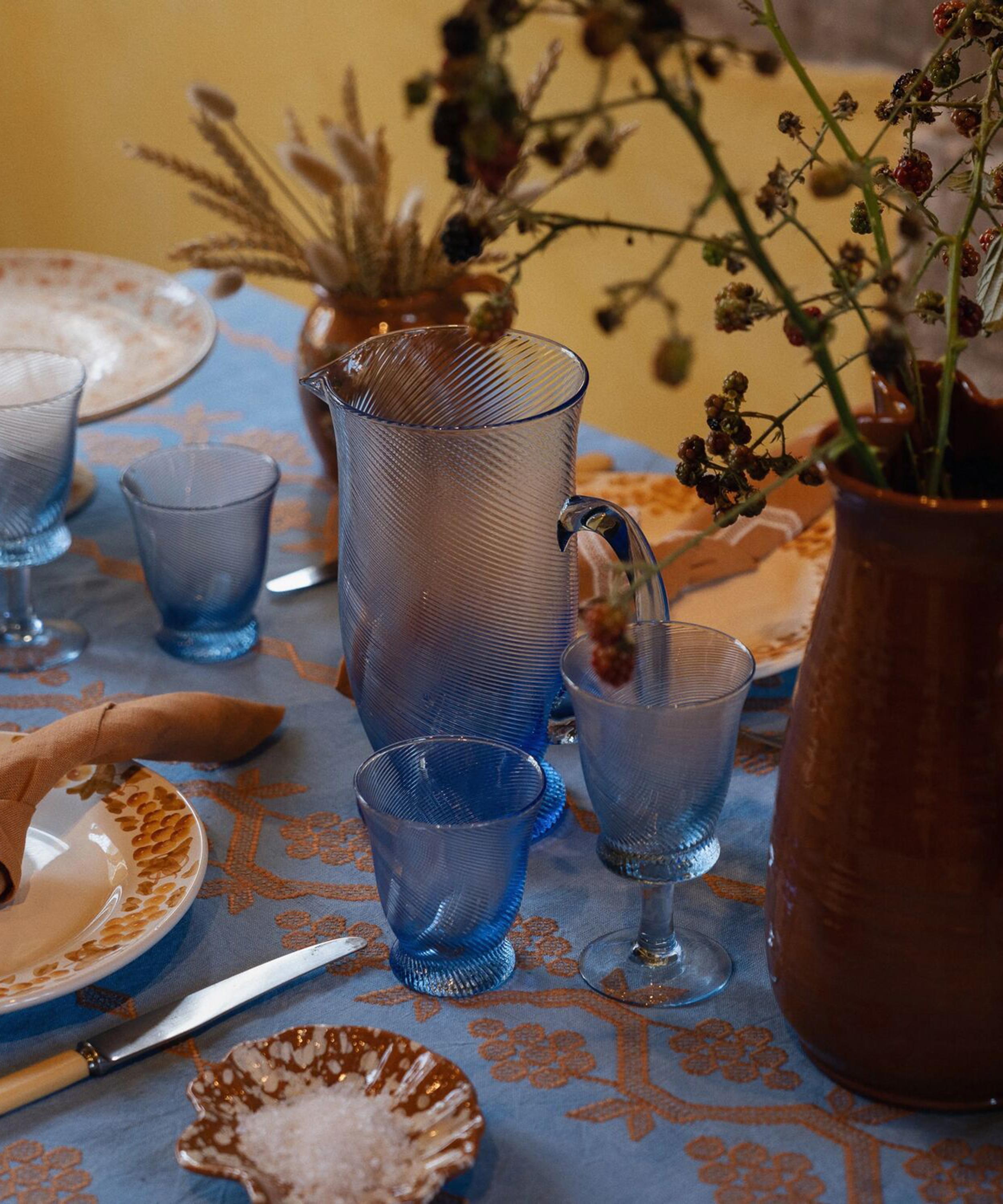 Sharland England - Spiral Glass Pitcher image number 2