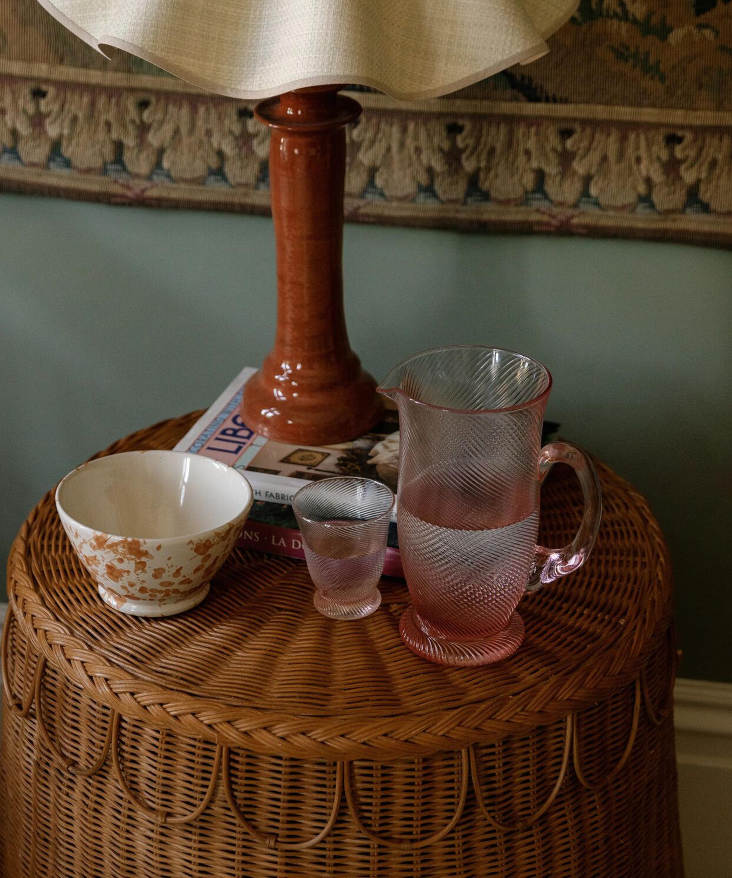 Sharland England - Spiral Glass Pitcher image number 2