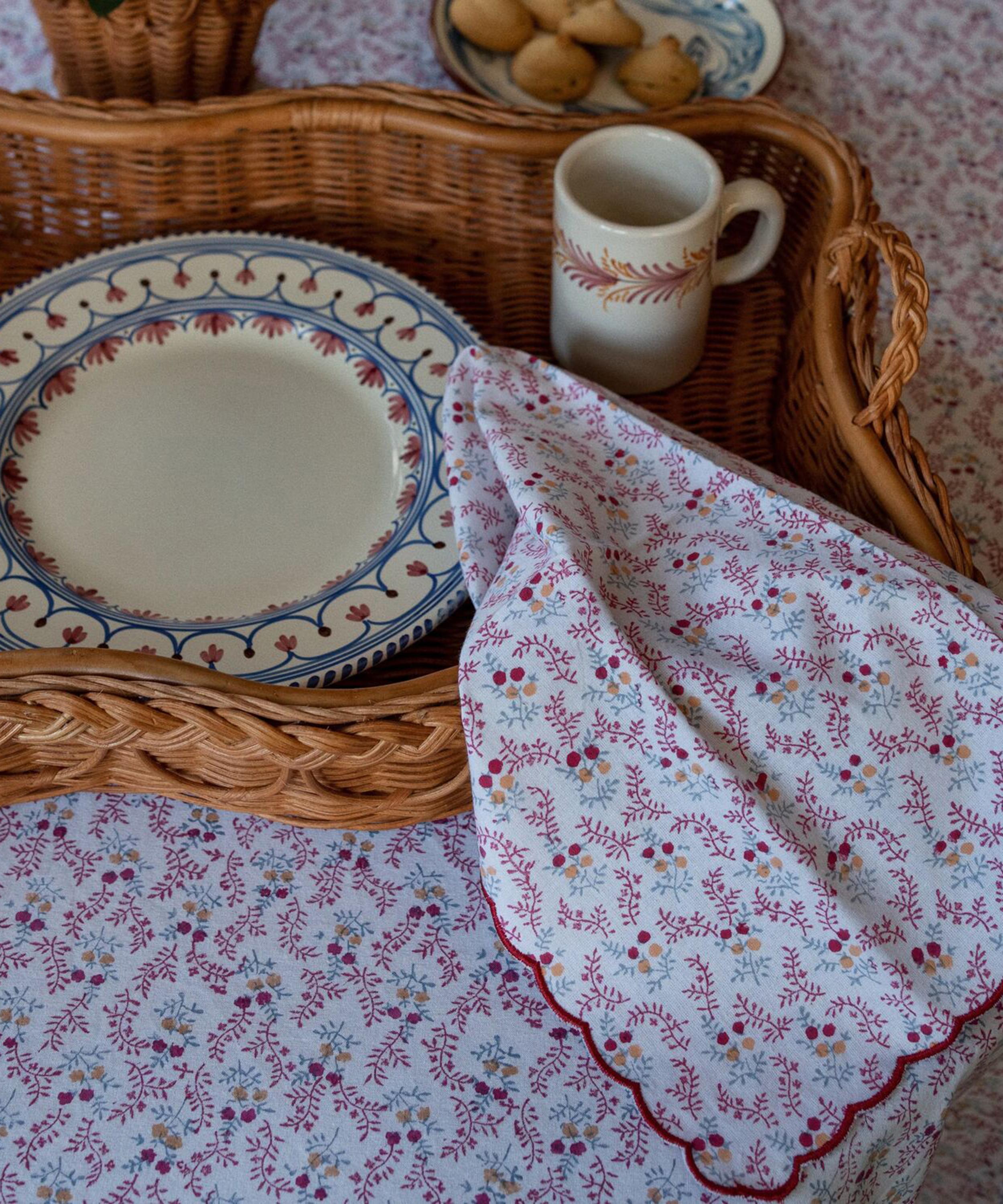 Sharland England - Little Flower Napkins Set of Four image number 1