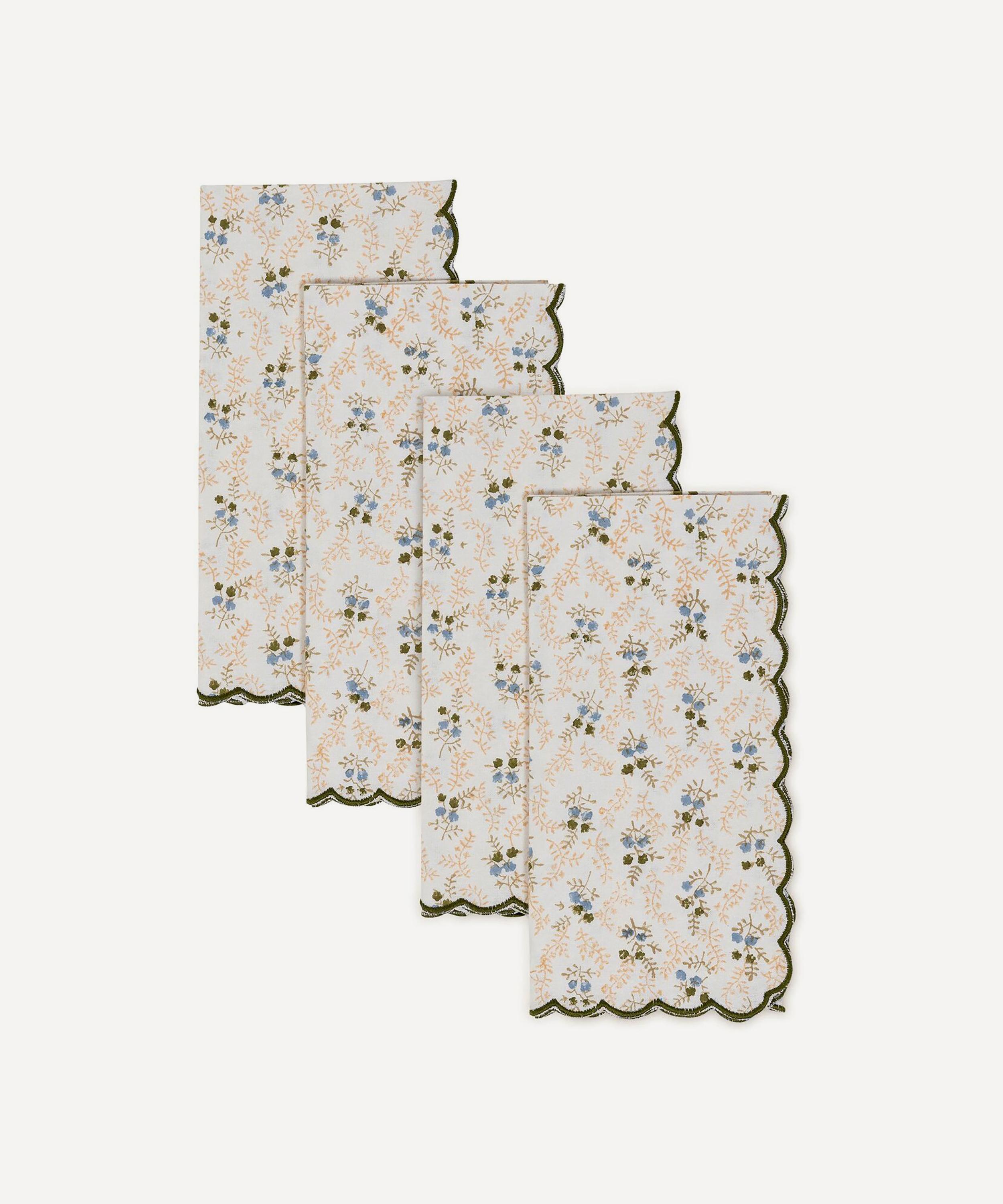 Sharland England - Little Flower Napkins Set of Four image number 0