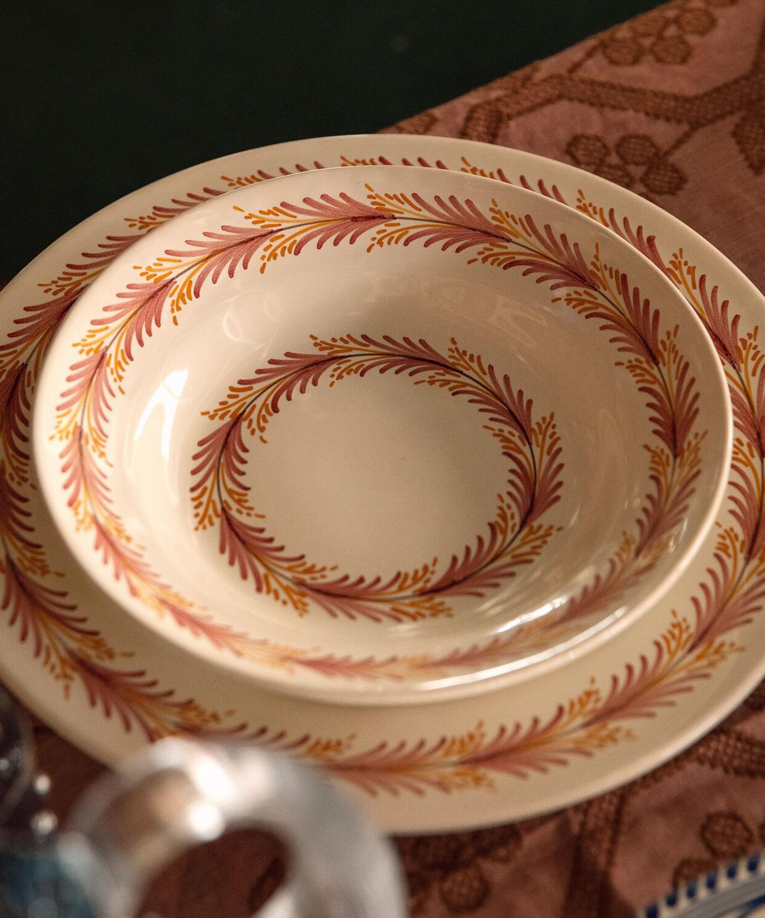 Sharland England - Heather Soup Bowl image number 1