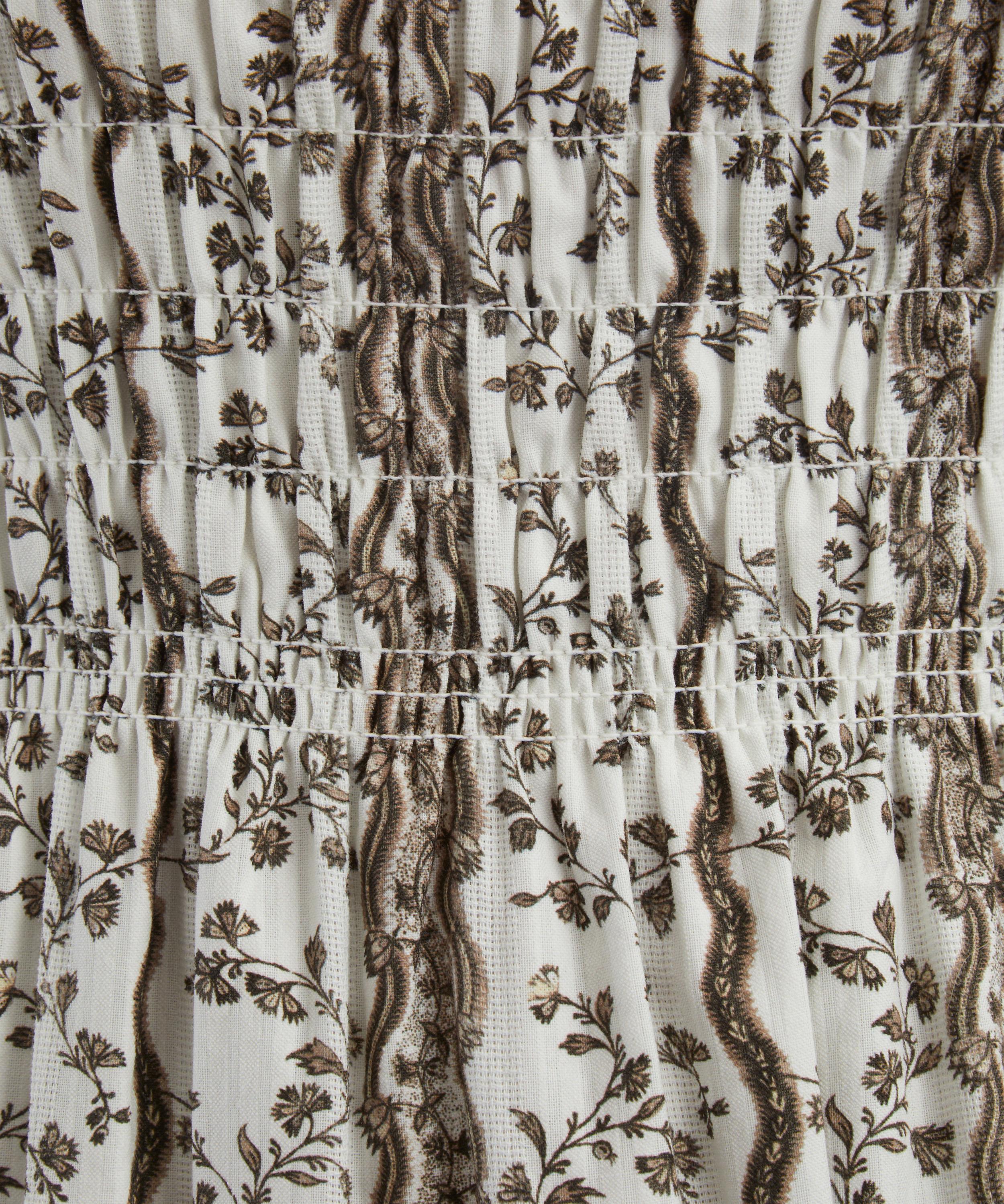 Hill House Home - Mocha Provencal Floral Kimmy Nap Dress image number 4