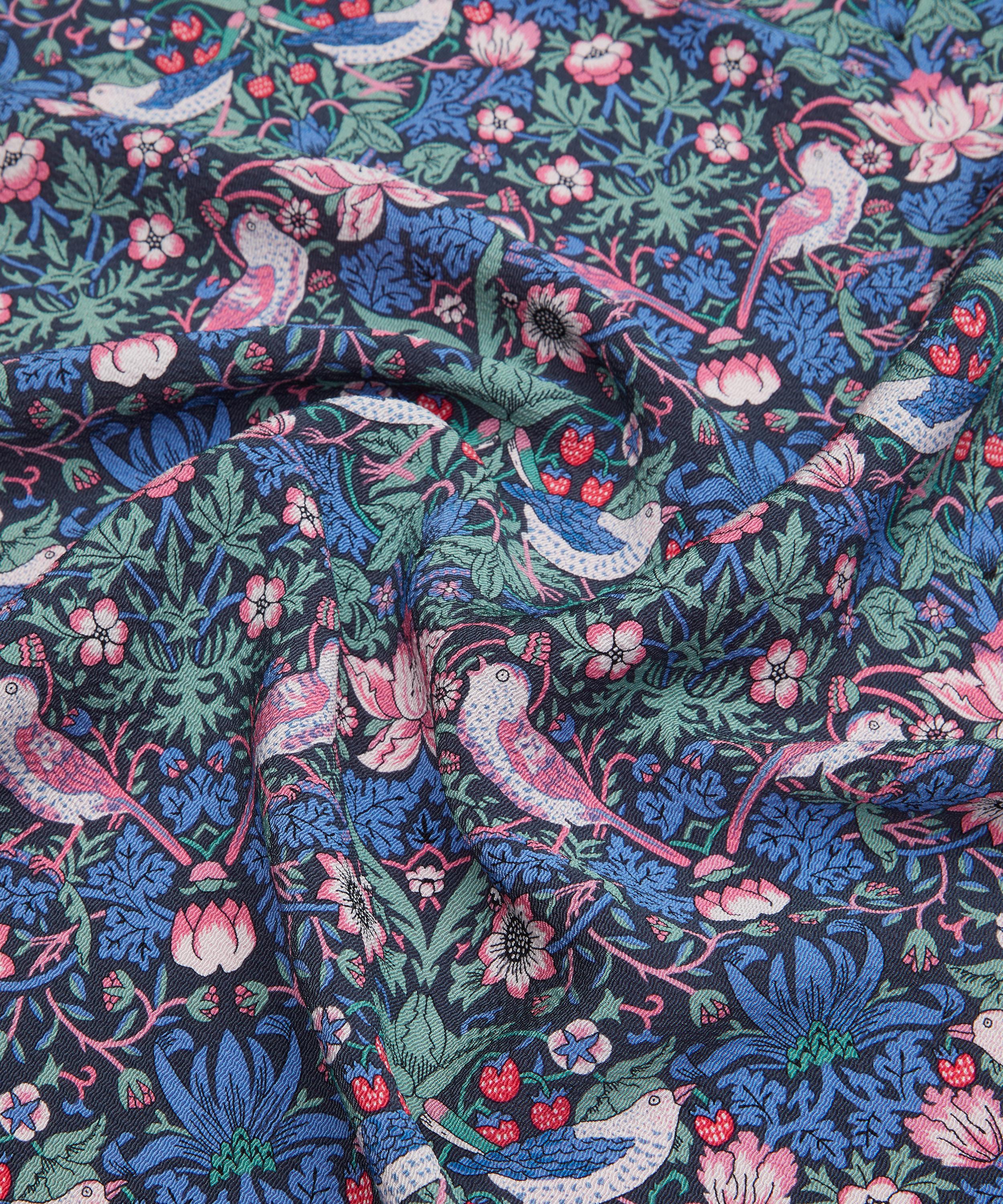 Liberty - Strawberry Thief 90X90 Silk Scarf image number 4