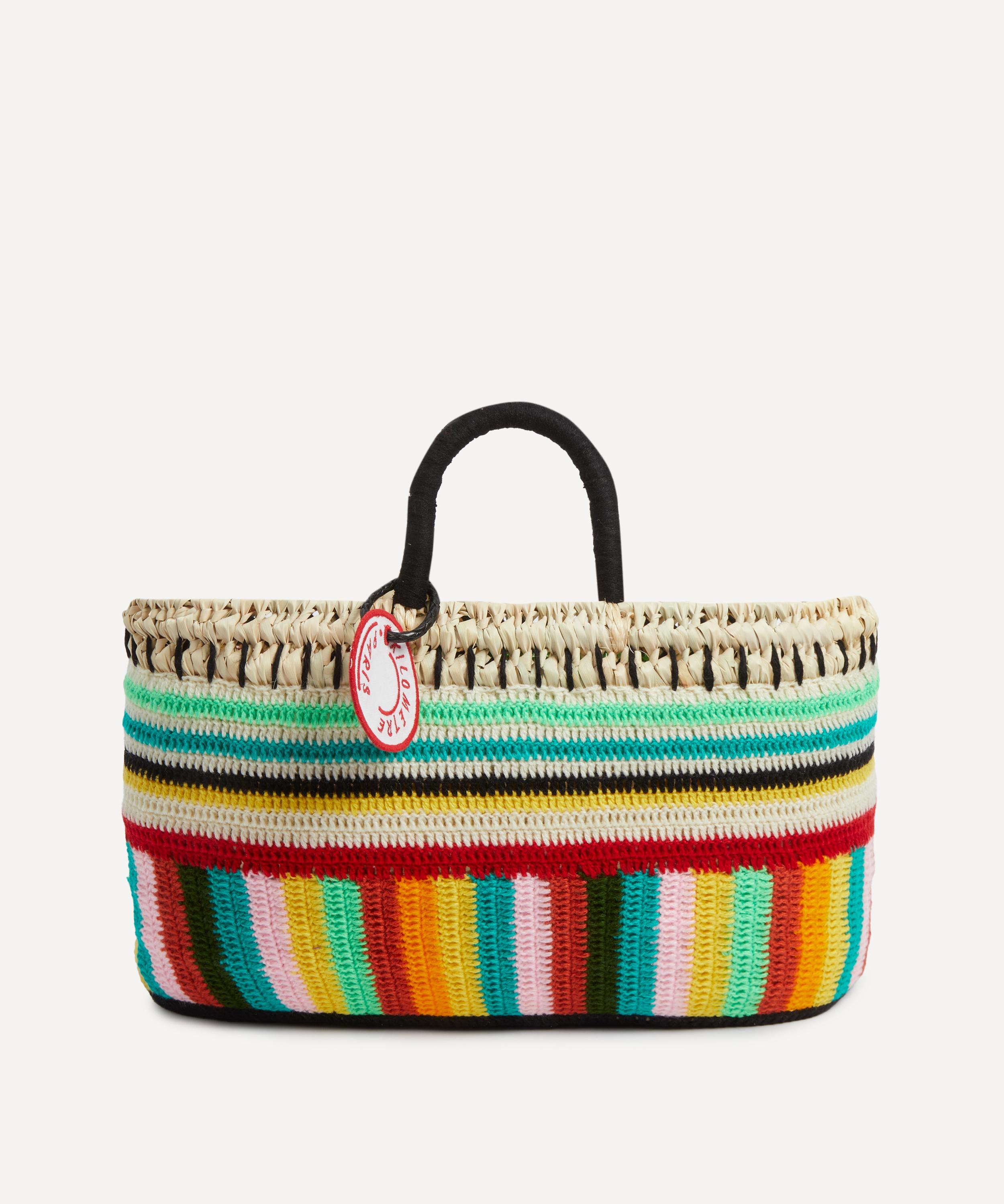Kilometre Paris - Mismatch Horizontal Undercover Medium Basket Bag