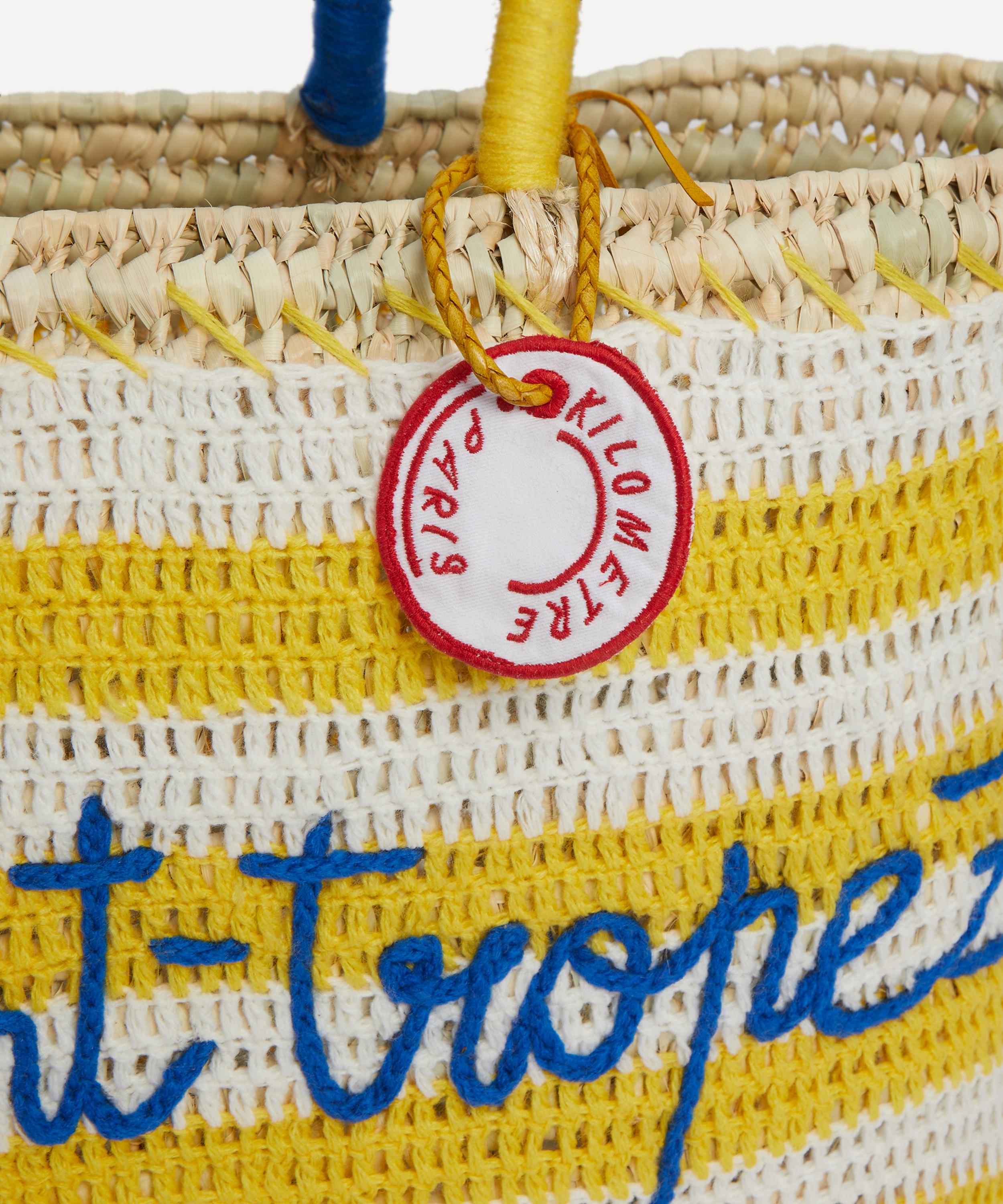 Kilometre Paris - Saint-Tropez Undercover Big Basket Bag image number 4