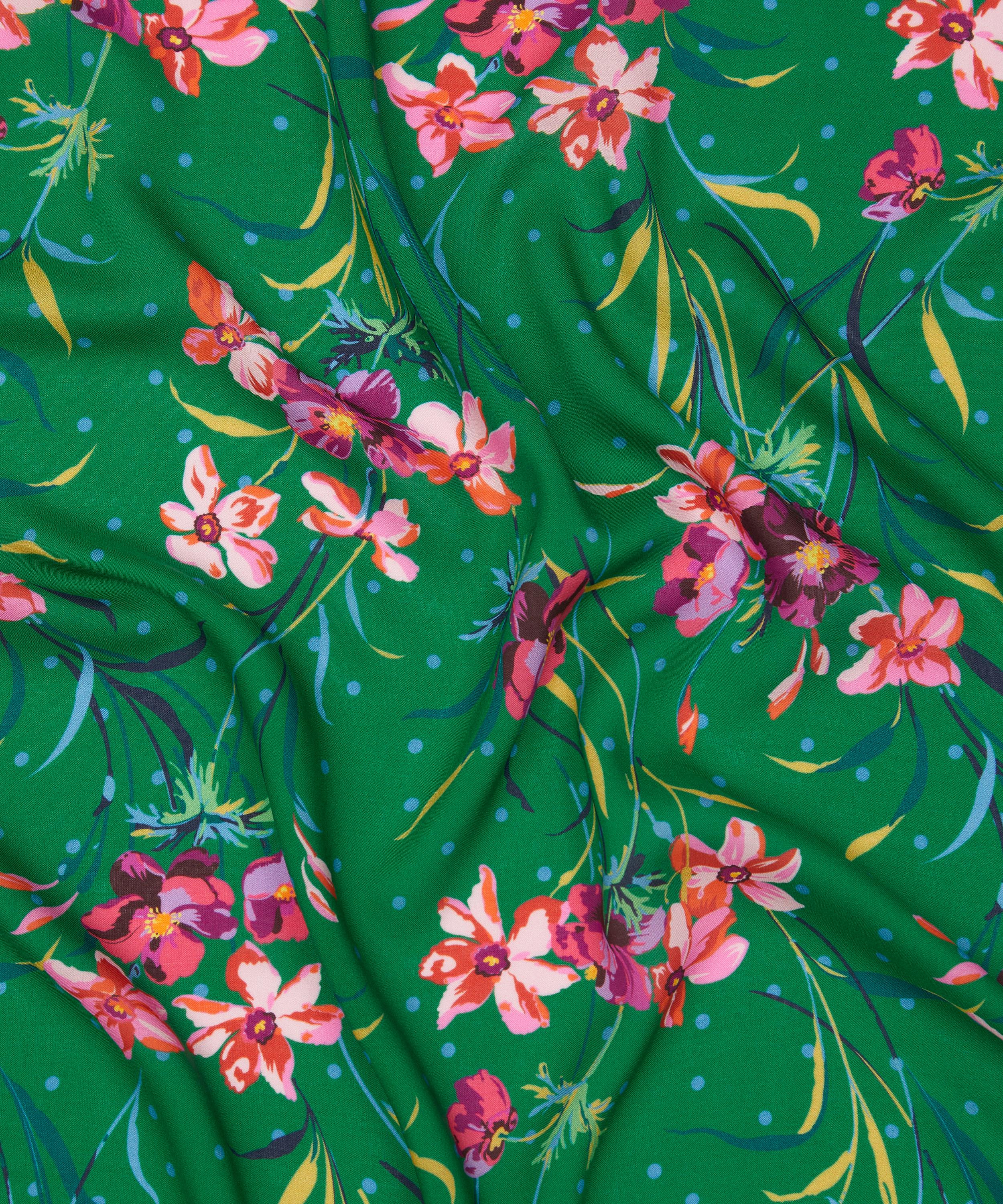 Liberty Fabrics - Poppy and Daffodil Oakshott Viscose Voile image number 3