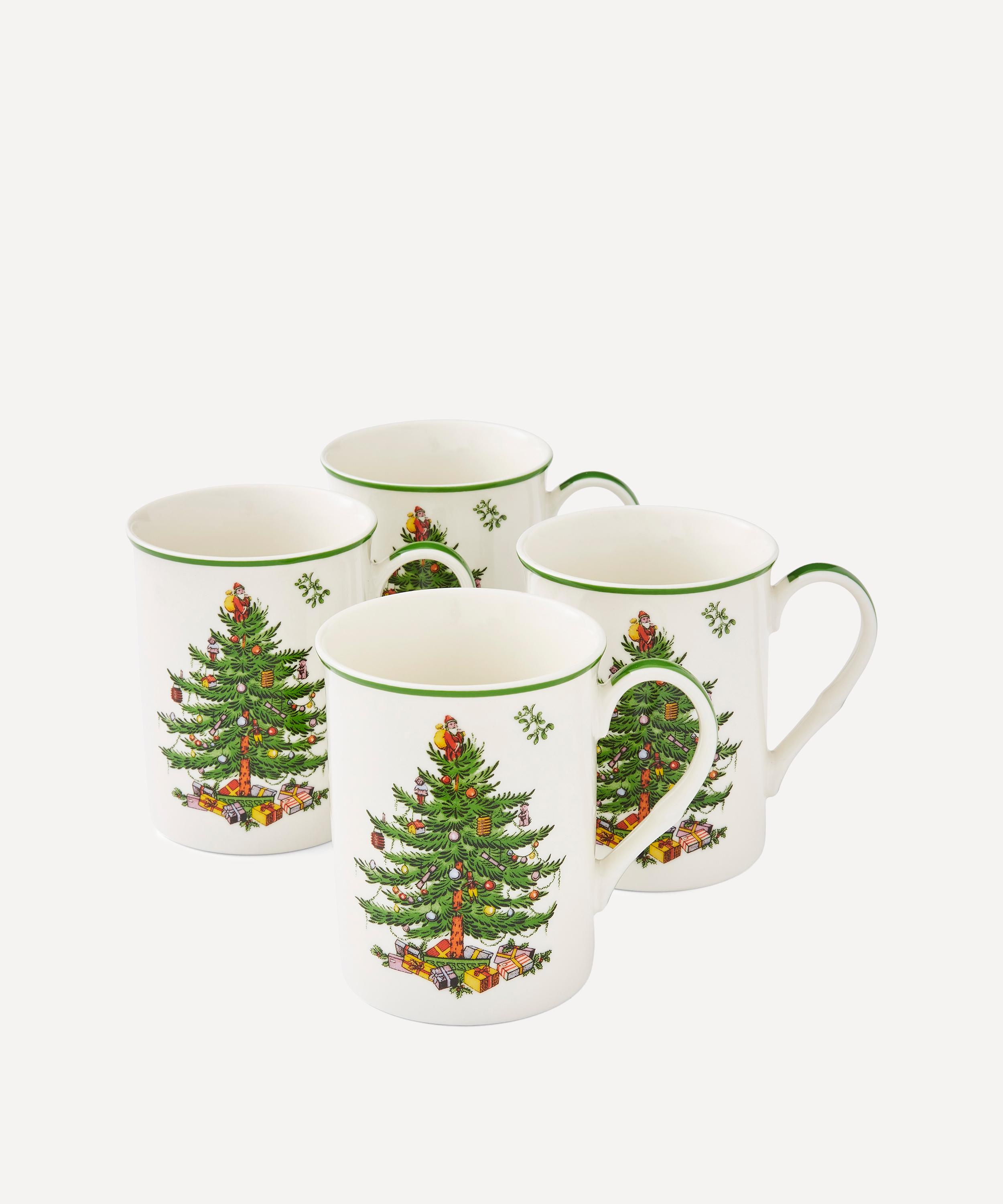 Spode - Christmas Tree Mug Set of Four image number 0
