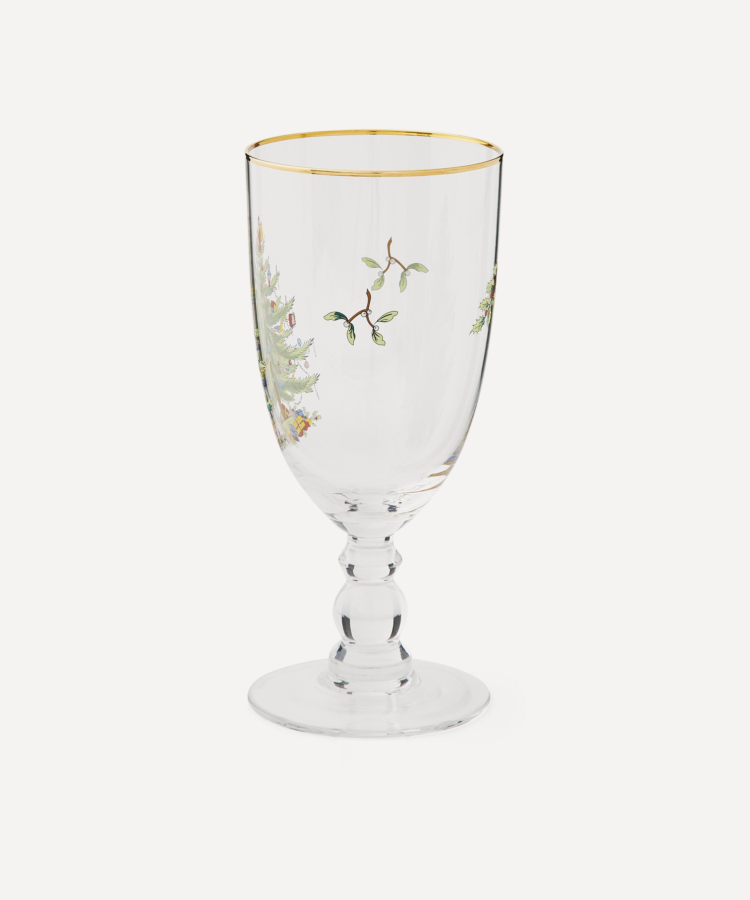 Spode - Christmas Tree Goblets Set of Four image number 2
