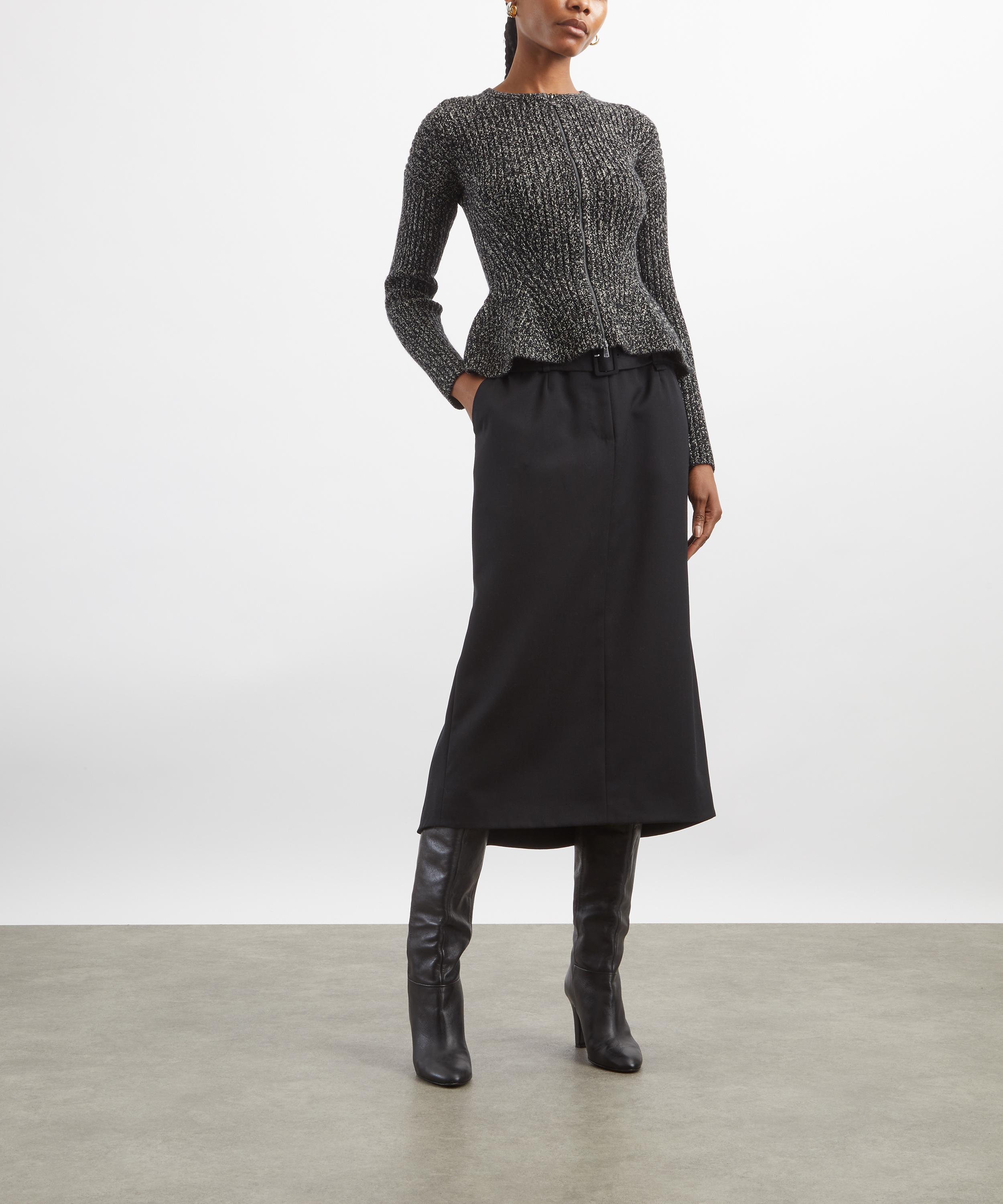Max Mara - Kim Wool-Cashmere Peplum Cardigan image number 1