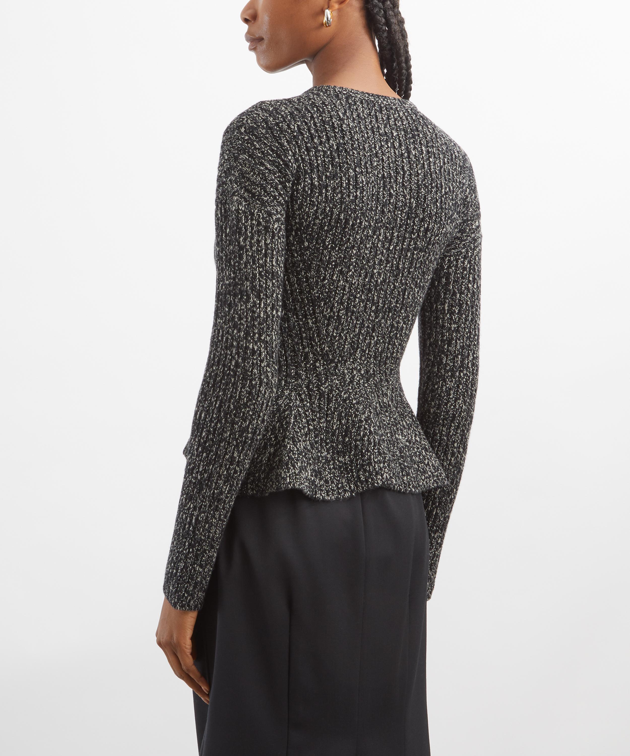Max Mara - Kim Wool-Cashmere Peplum Cardigan image number 3