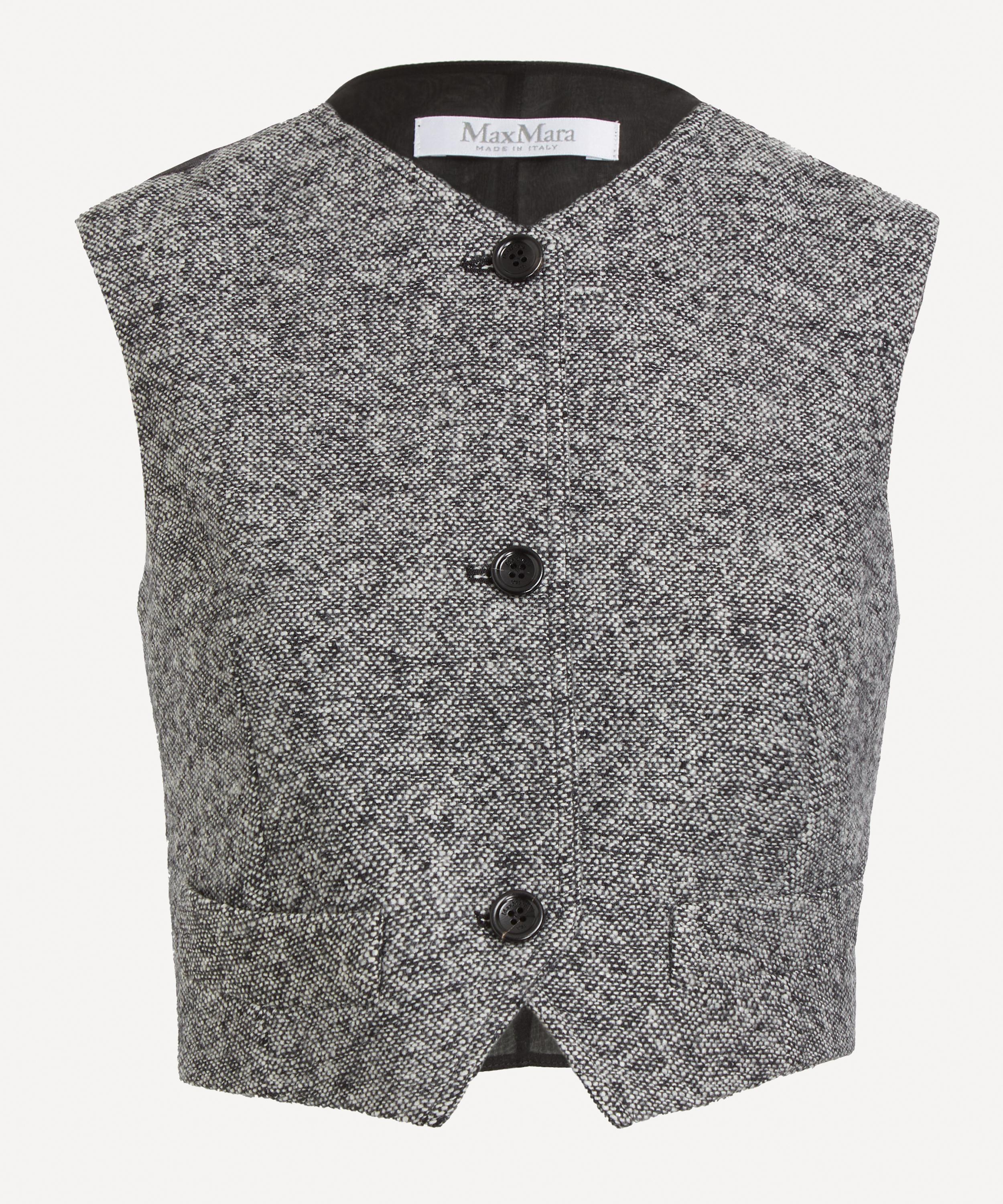 Max Mara - Beato Wool-Silk Tweed Gilet