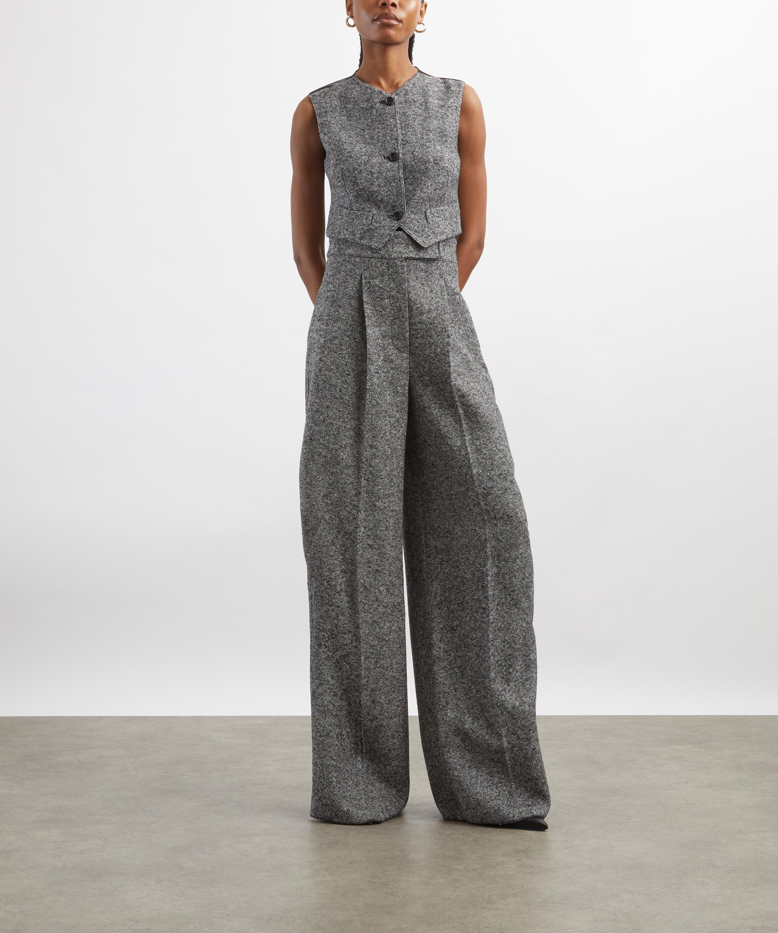 Max Mara - Beato Wool-Silk Tweed Gilet image number 1