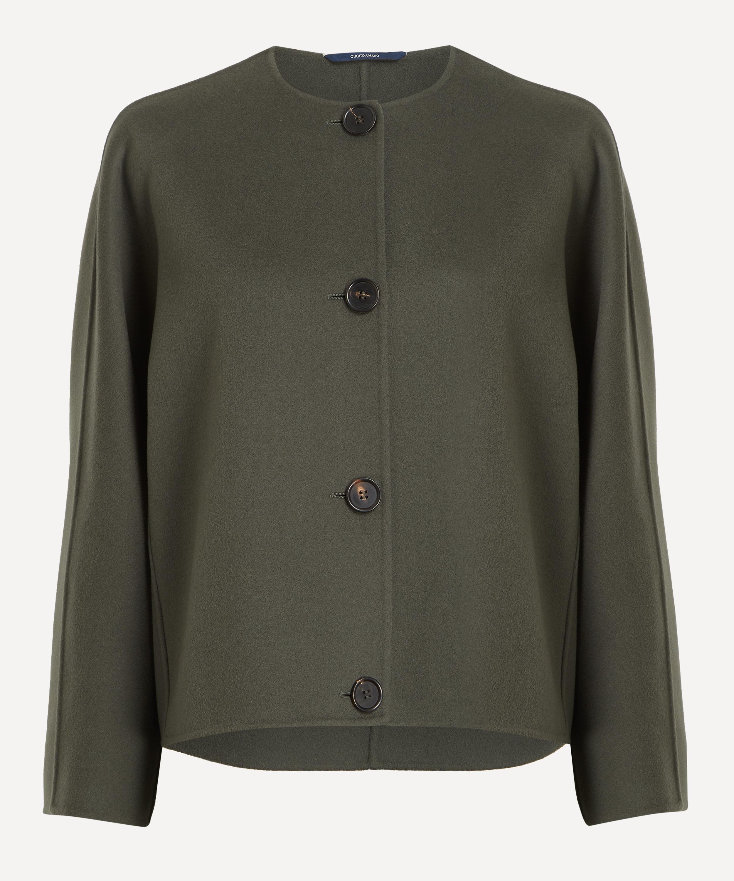 S Max Mara - Kate Cropped Double-Sided Wool Jacket image number 0