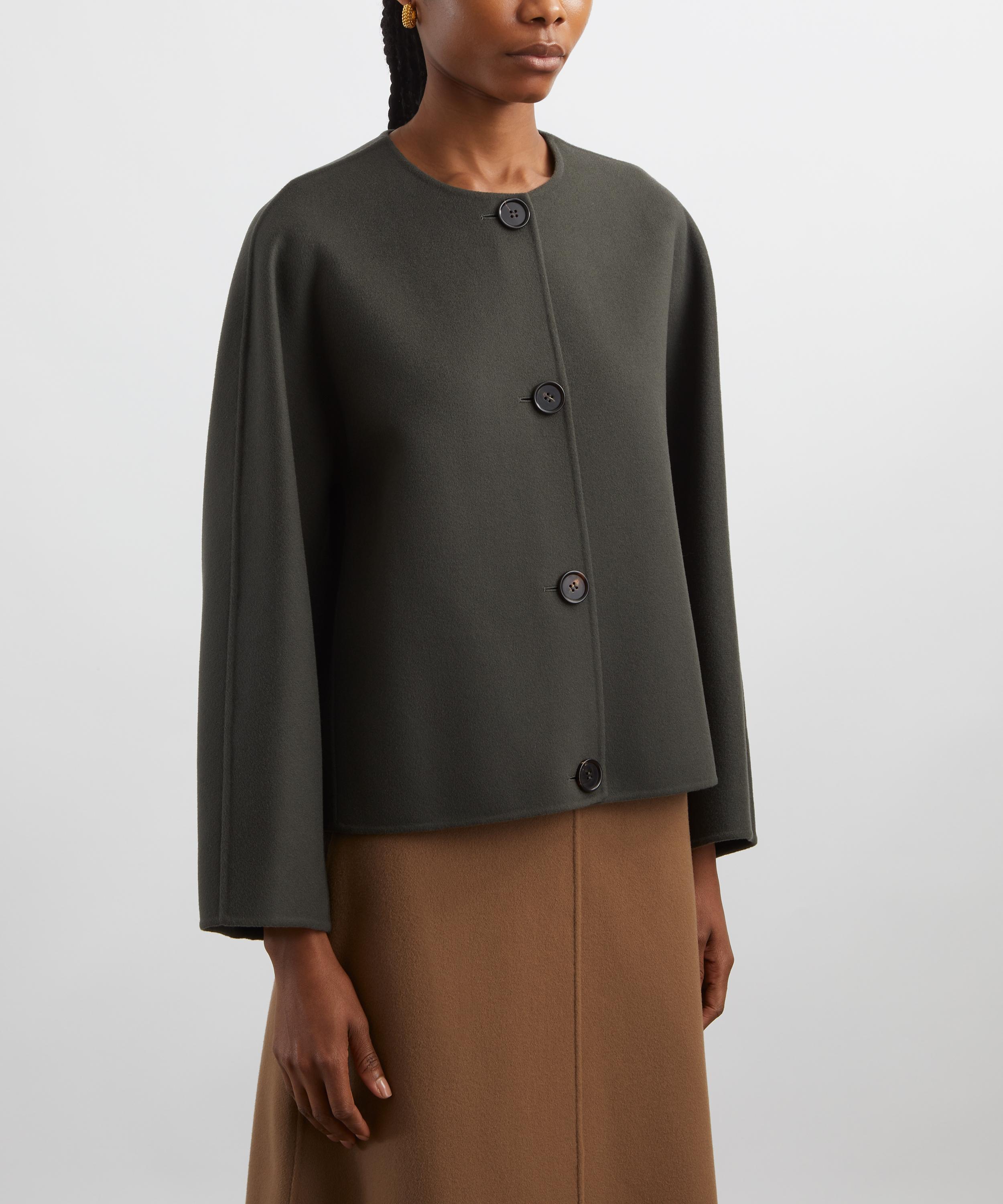 S Max Mara - Kate Cropped Double-Sided Wool Jacket image number 2