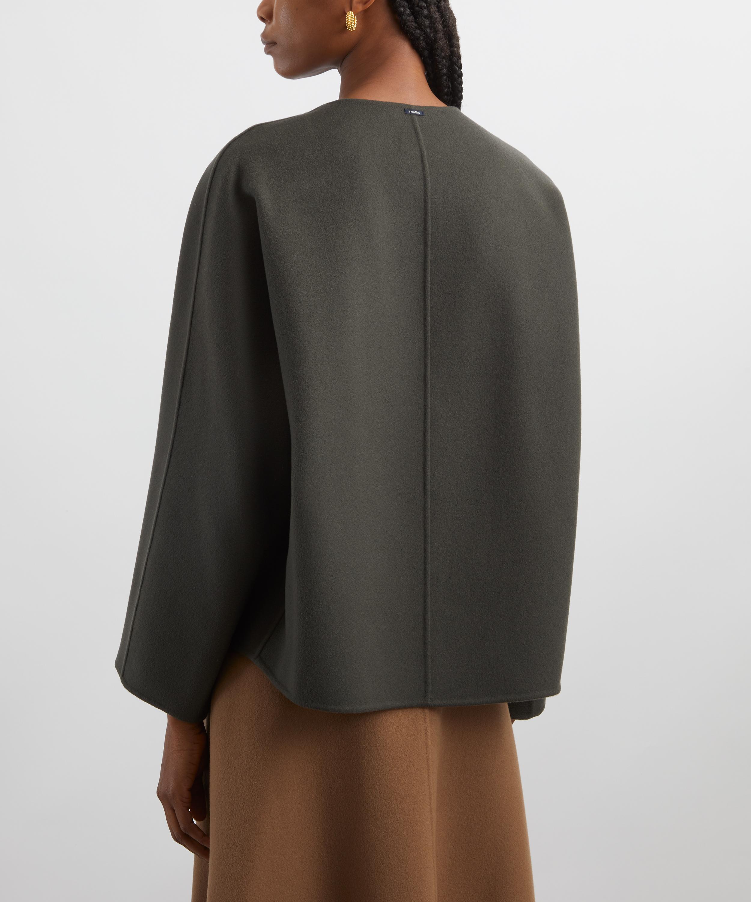 S Max Mara - Kate Cropped Double-Sided Wool Jacket image number 3