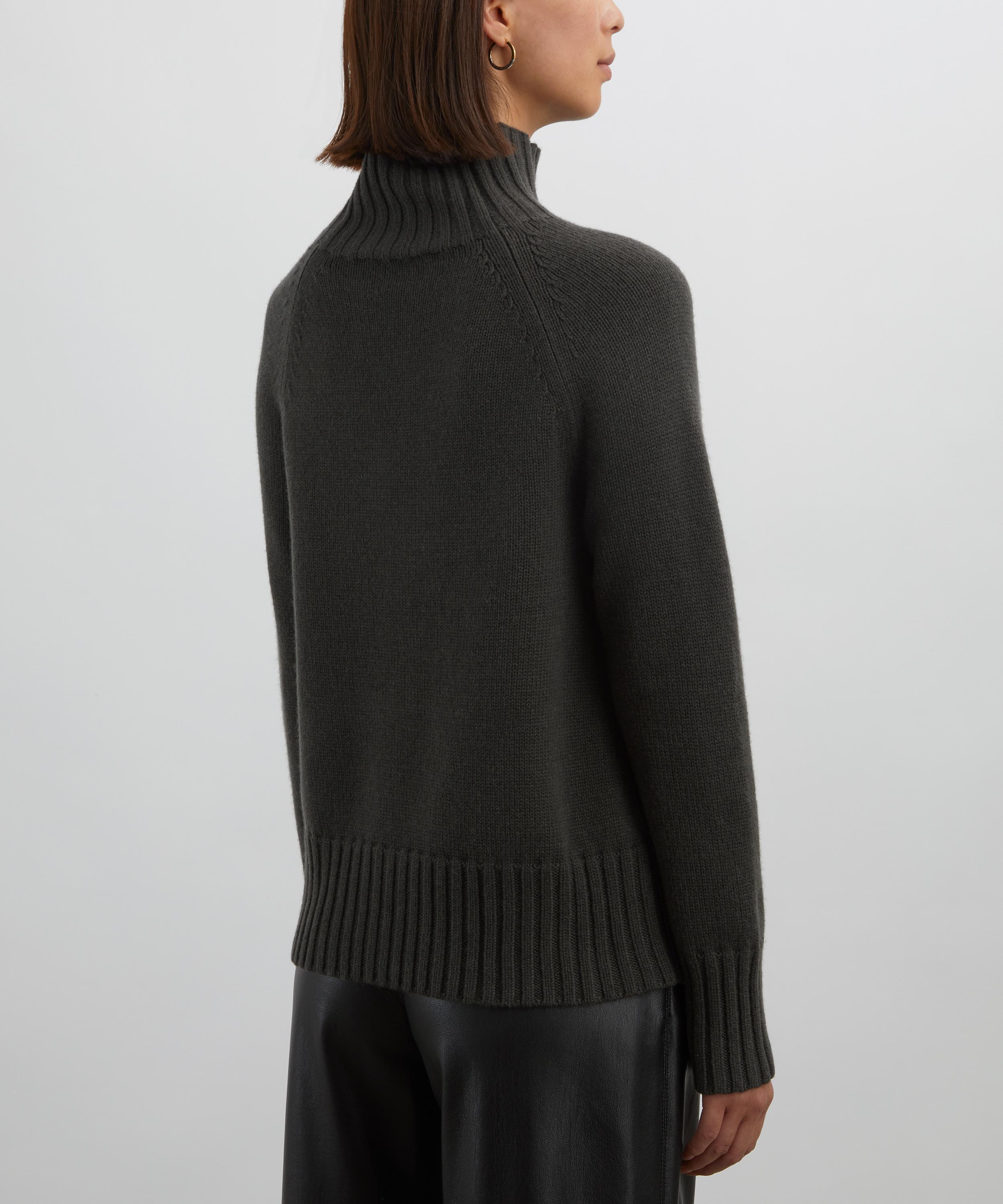 S Max Mara - Mantova Wool-Cashmere Polo-Neck Jumper image number 3