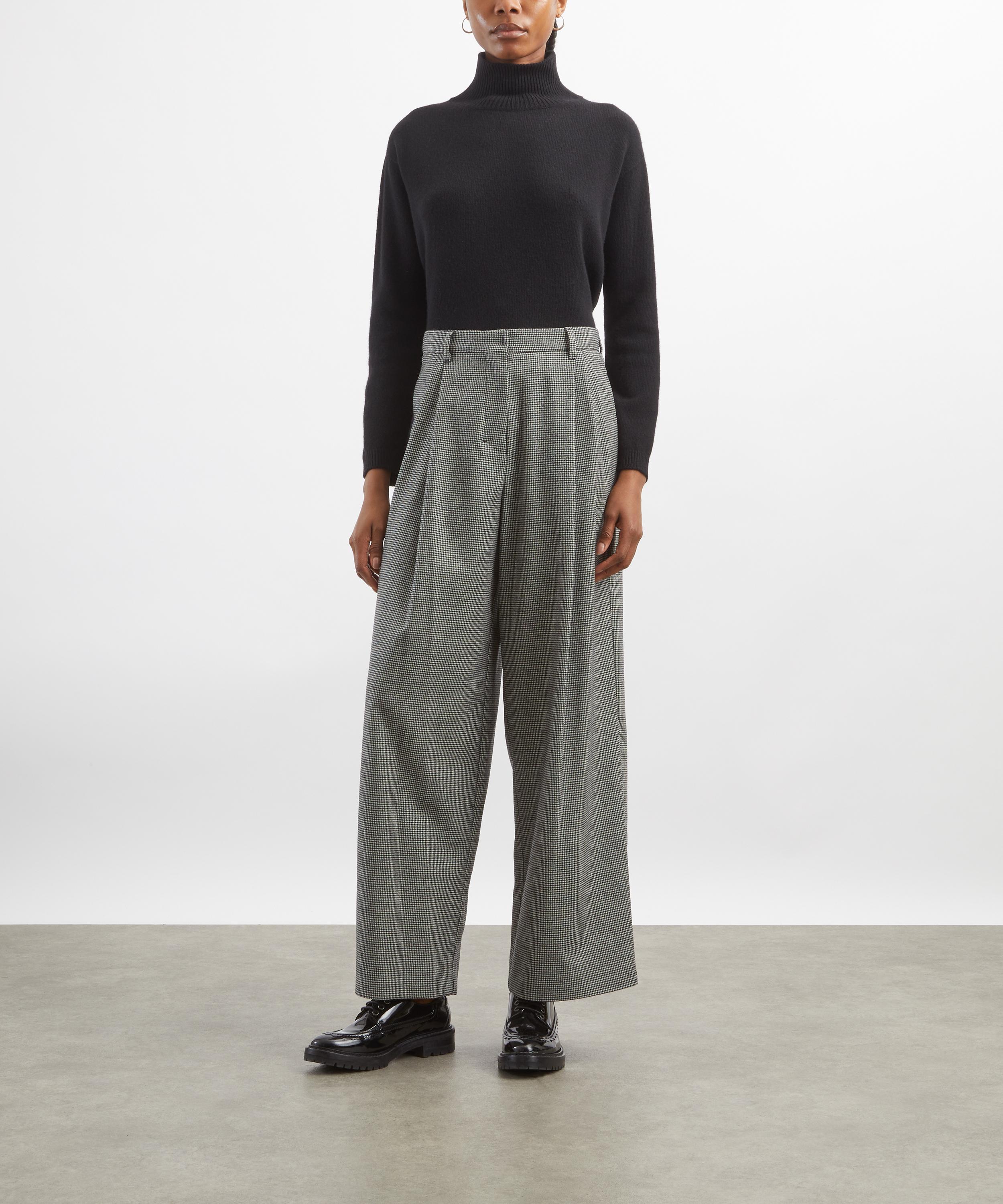 S Max Mara - Genesio Wool-Cashmere Wide-Leg Trousers image number 1
