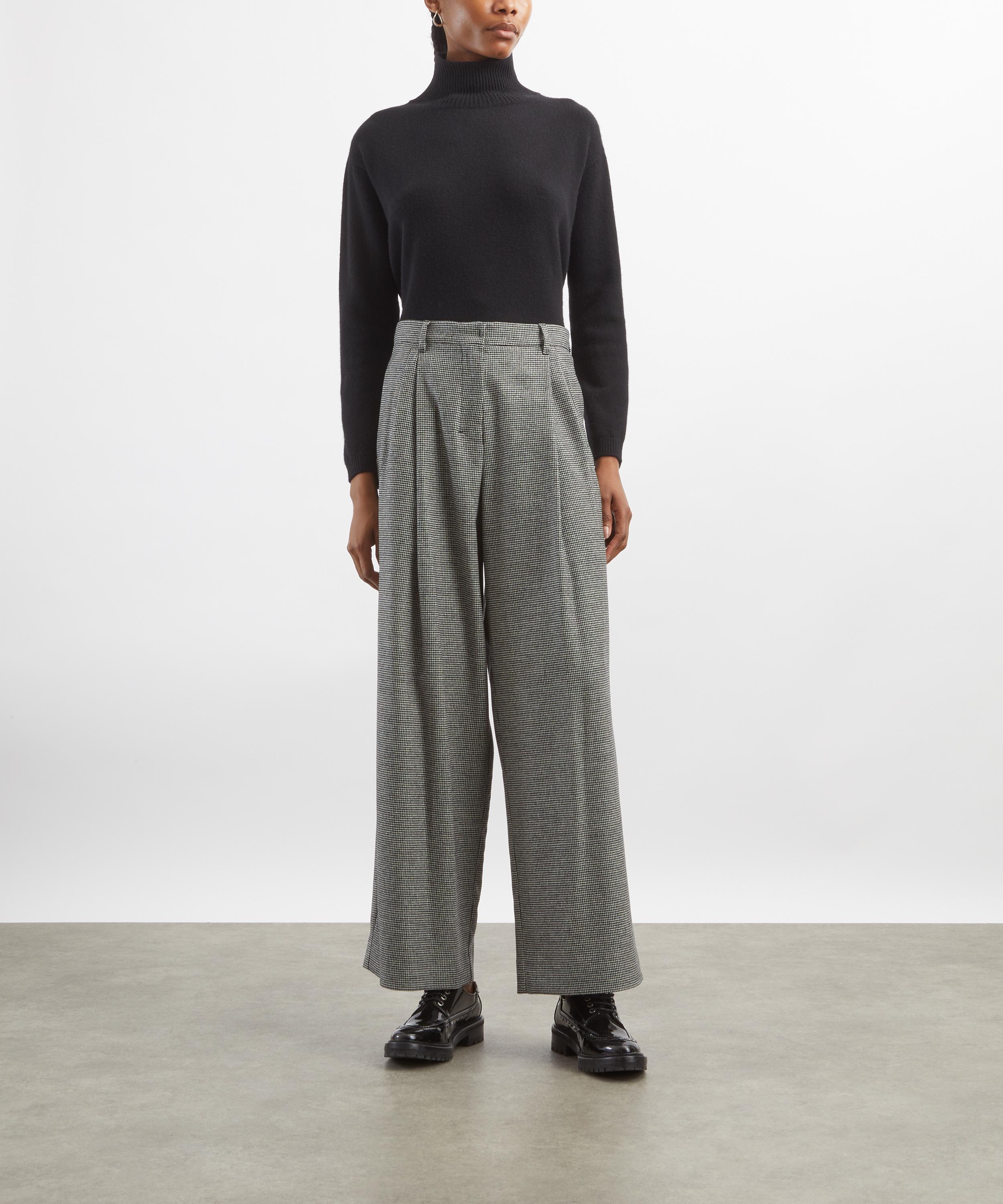 S Max Mara - Matteo Wool-Cashmere Cropped Polo-Neck Jumper image number 1
