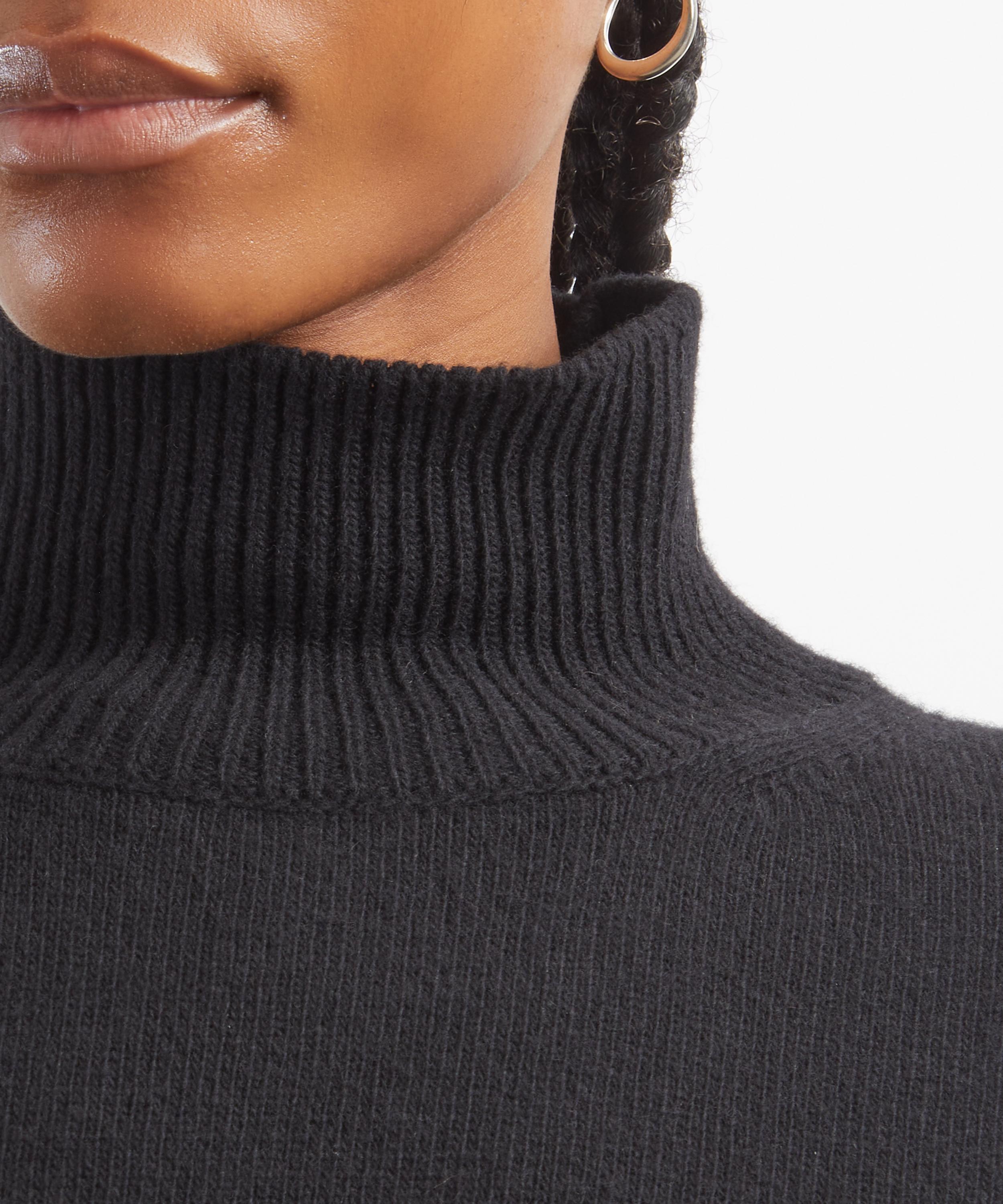S Max Mara - Matteo Wool-Cashmere Cropped Polo-Neck Jumper image number 4