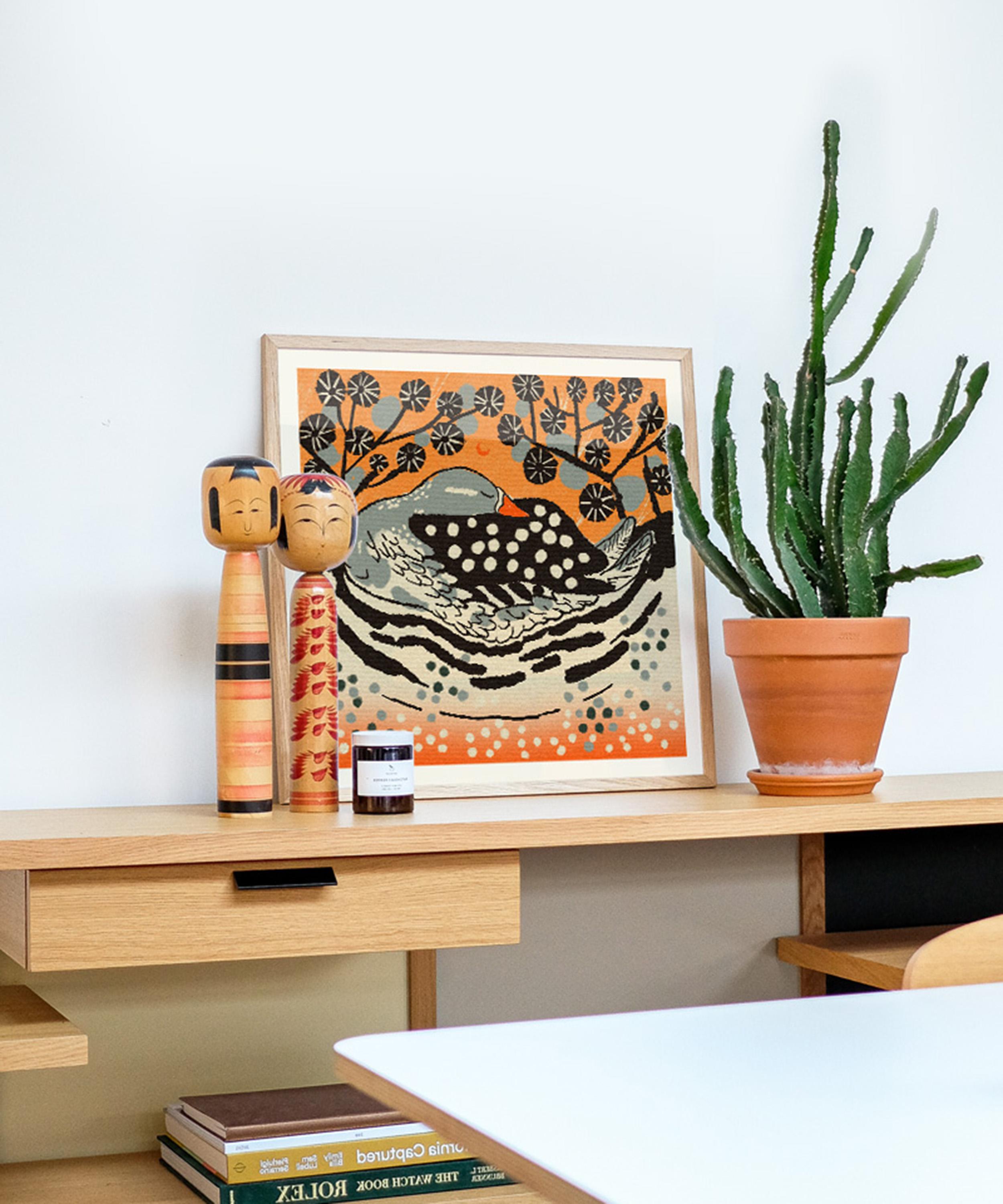 PSTR Studio - Enikő Eged Sleeping Duck Framed Print image number 1