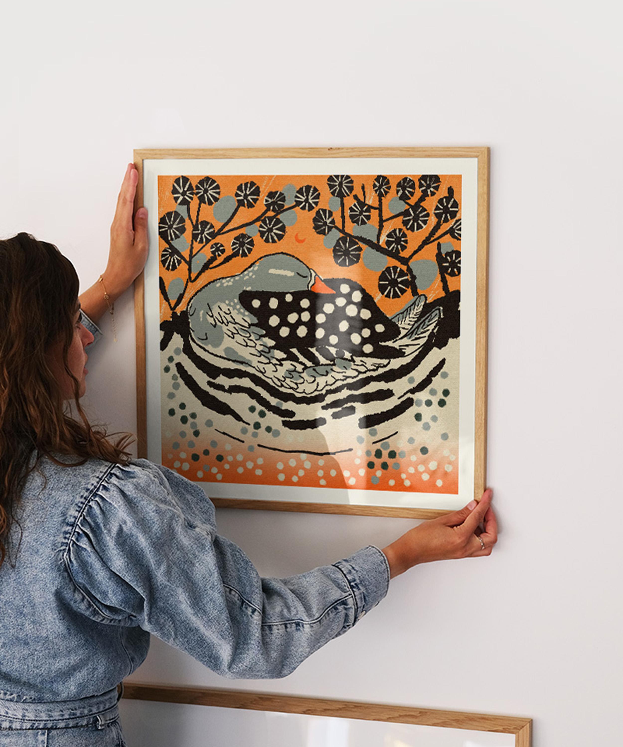 PSTR Studio - Enikő Eged Sleeping Duck Framed Print image number 2