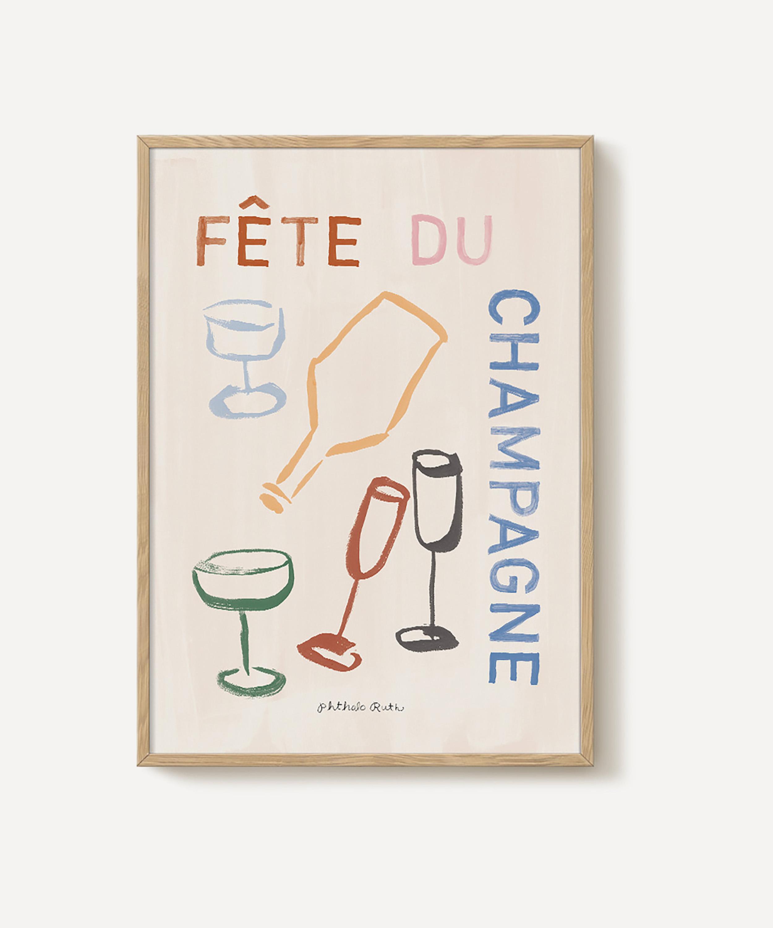 PSTR Studio - Phthalo Ruth Fête du Champagne Framed Print
