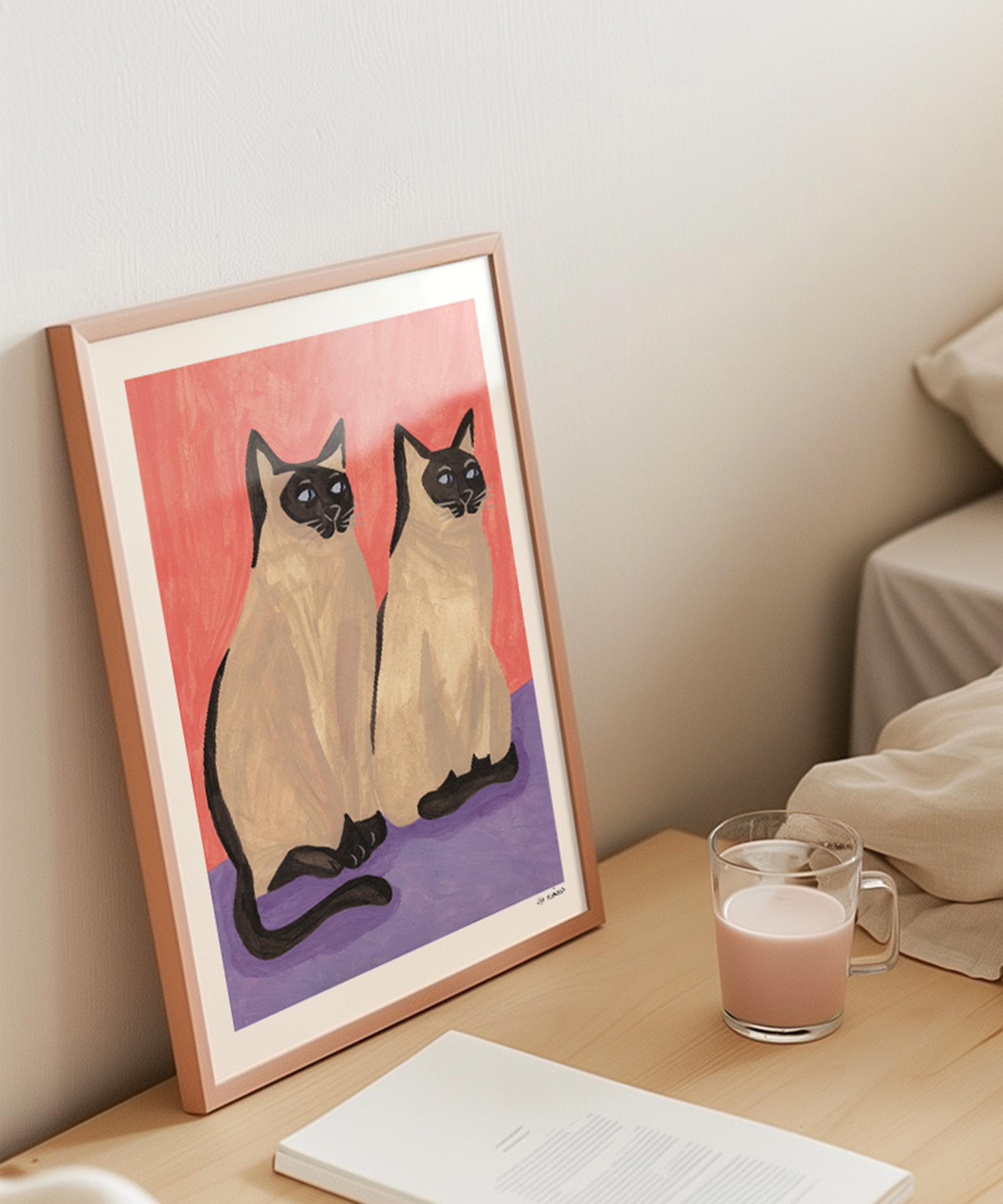 PSTR Studio - Iga Kosicka Twins Framed Print image number 2