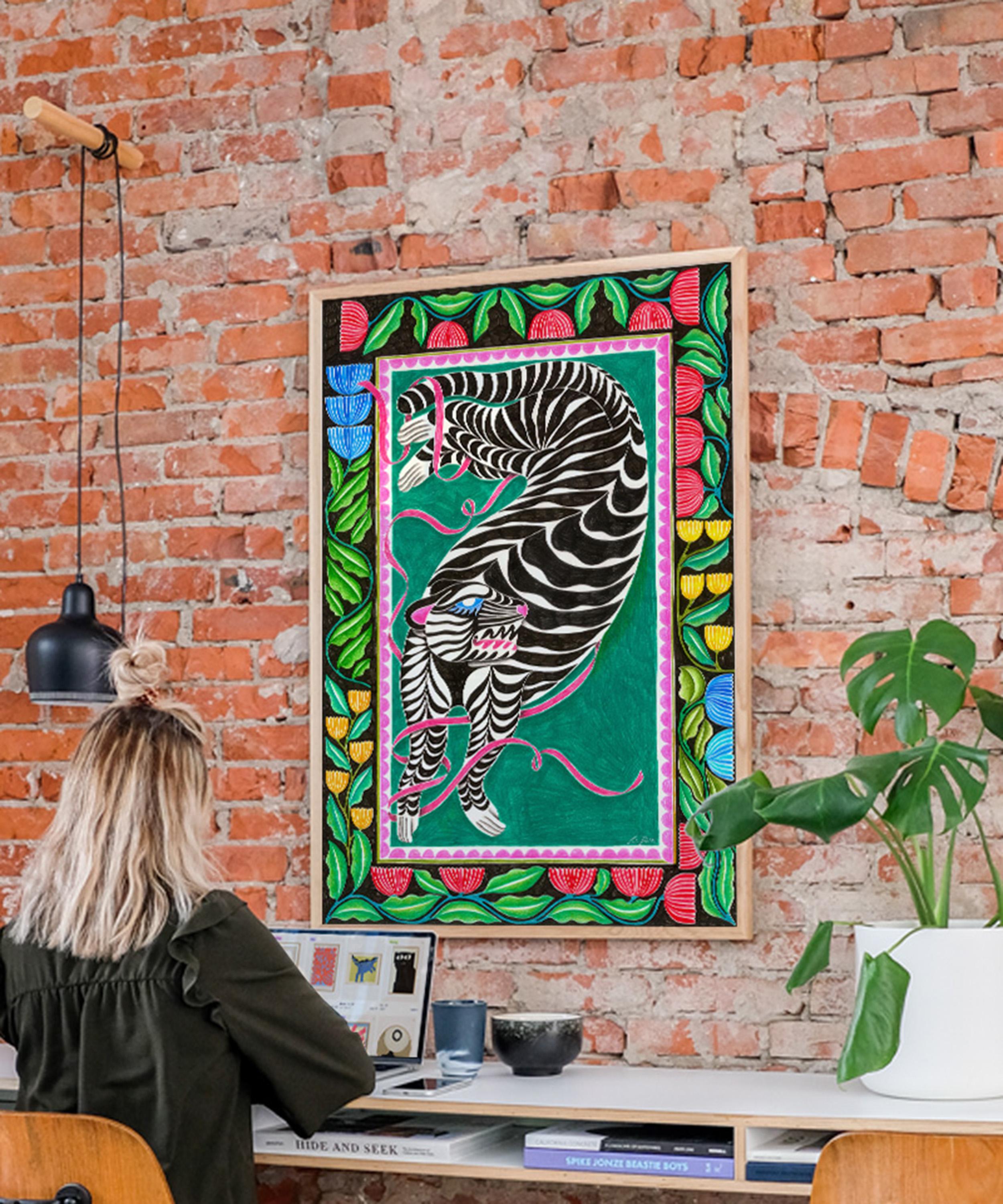 PSTR Studio - Carla Petelski The Acrobate Framed Print image number 1