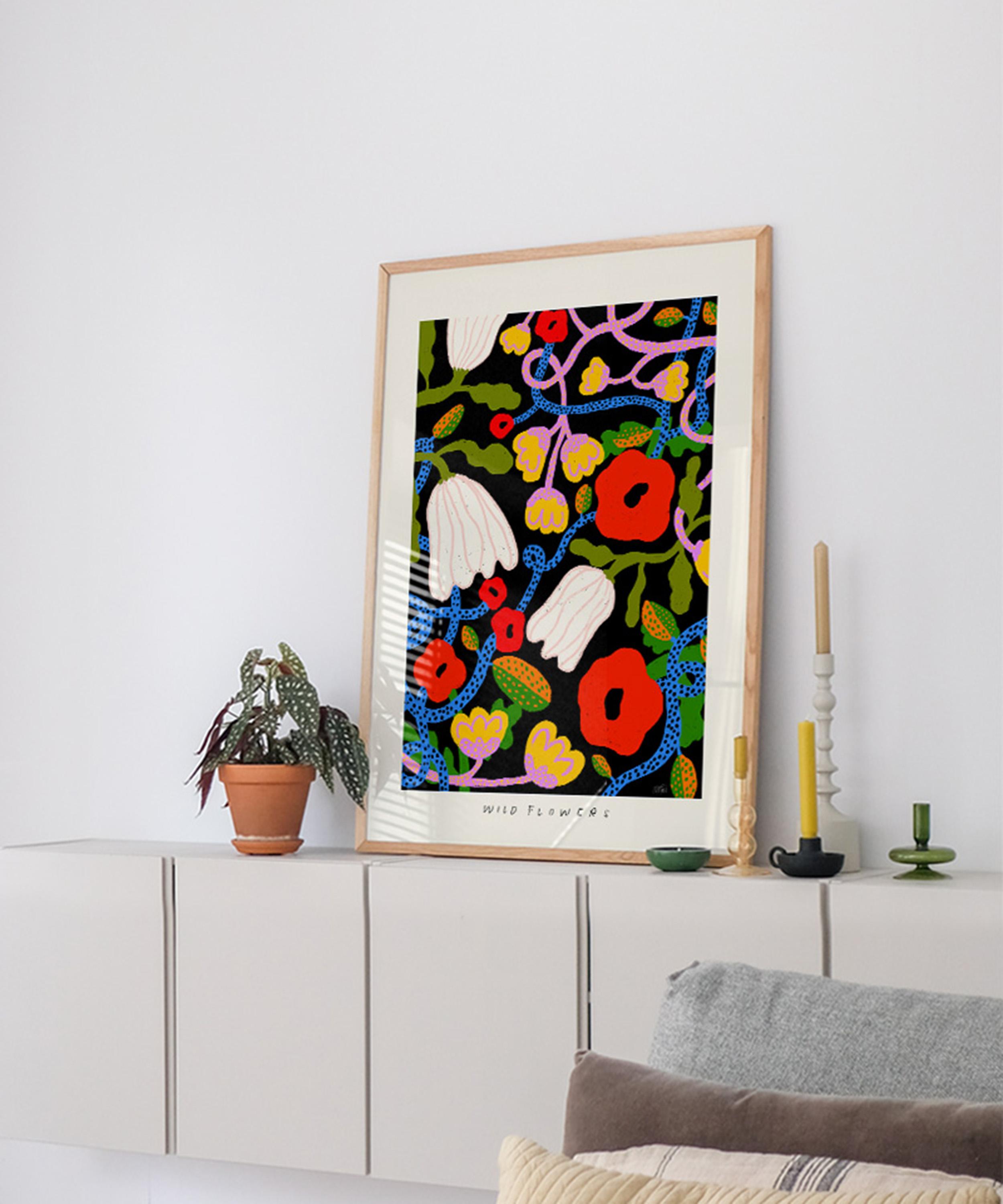 PSTR Studio - Madelen Möllard Wild Flowers Framed Print image number 1