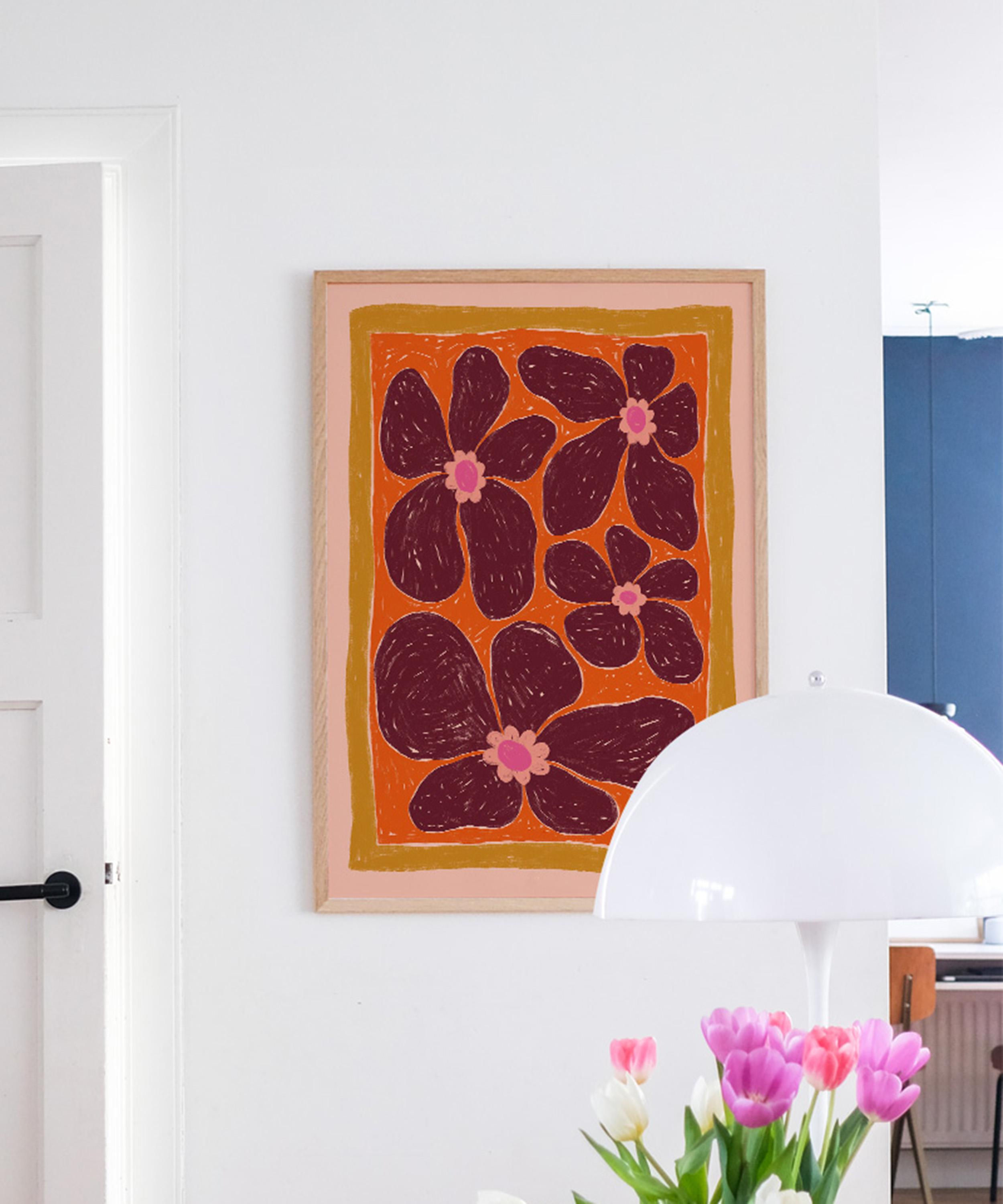 PSTR Studio - Hannah KL Stardust Orange Framed Print image number 2