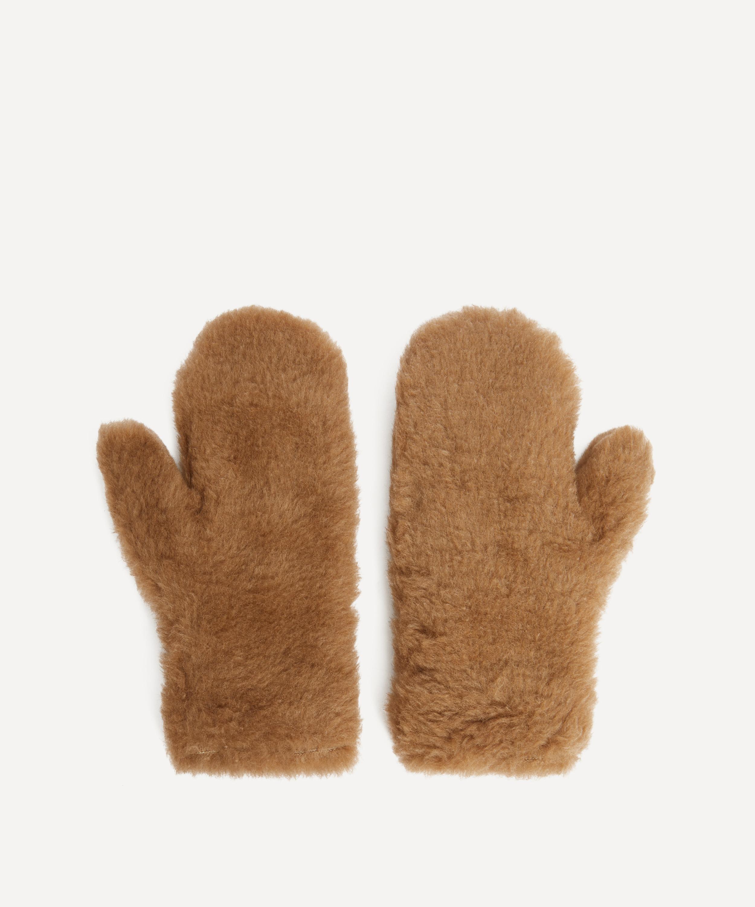 MaxMara - Teddy Fabric Mittens