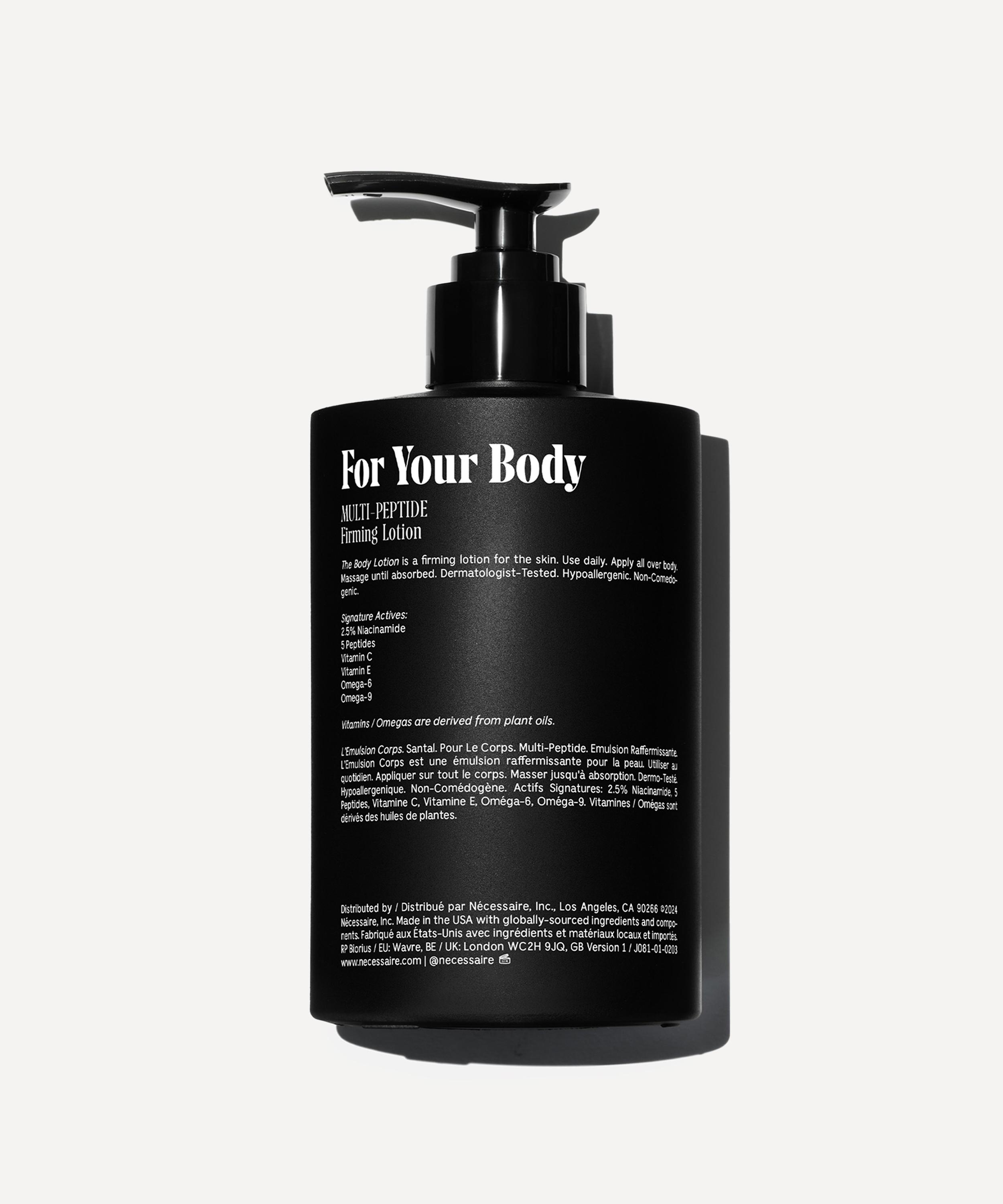Nécessaire - The Body Lotion Multi-Peptide Santal 450ml image number 1