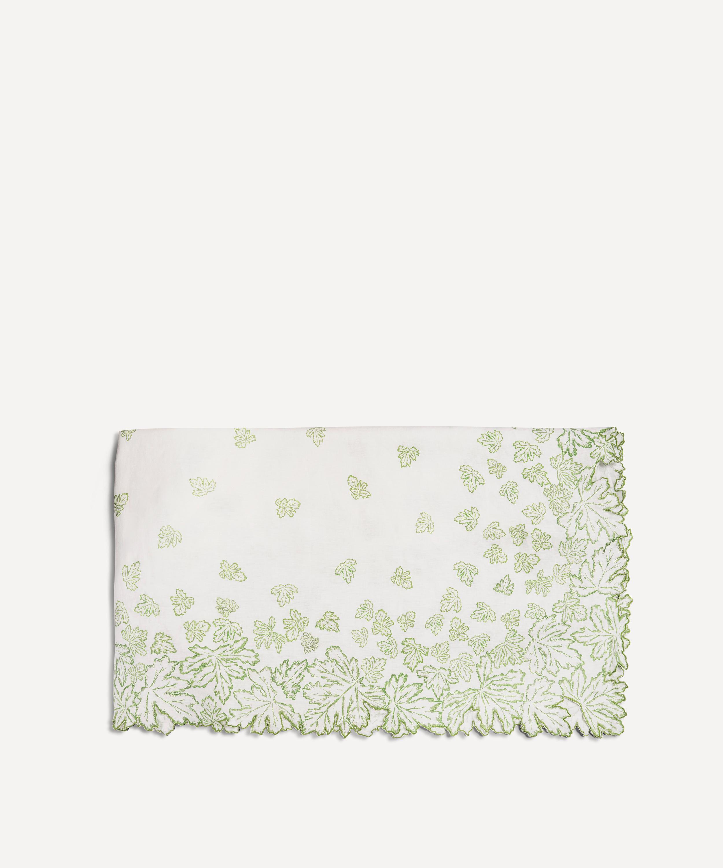 Daylesford - Embroidered Geranium 280x160cm Tablecloth image number 0