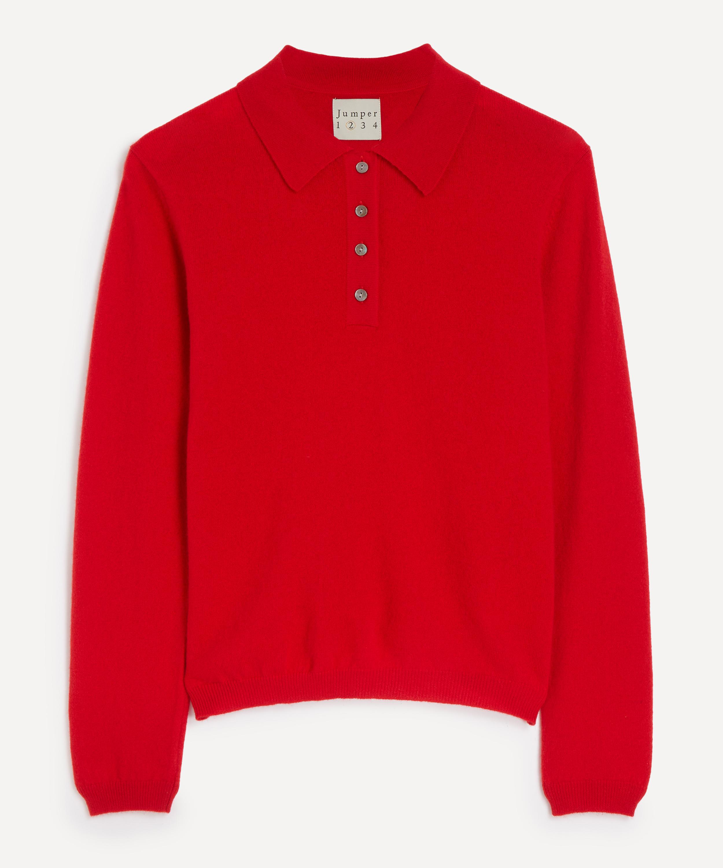 Jumper 1234 - Red Cashmere Polo