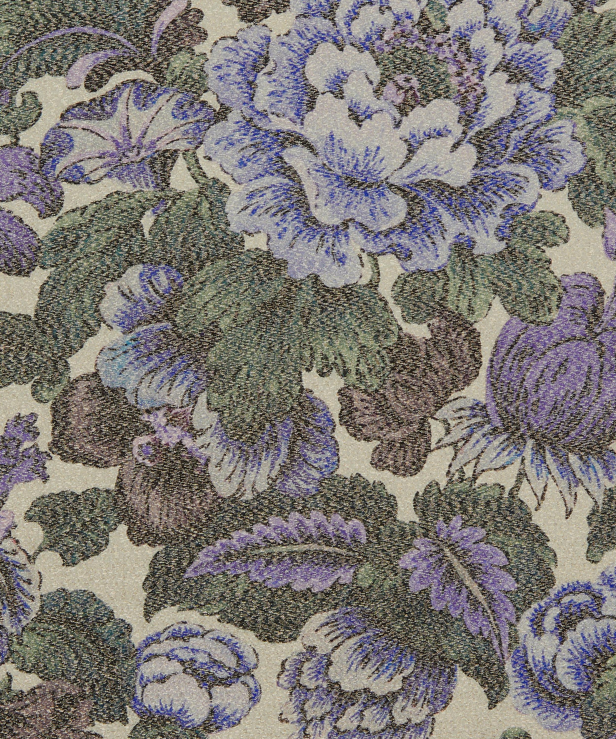 Liberty - Cecily Floral Codrington Silk Lurex image number 0