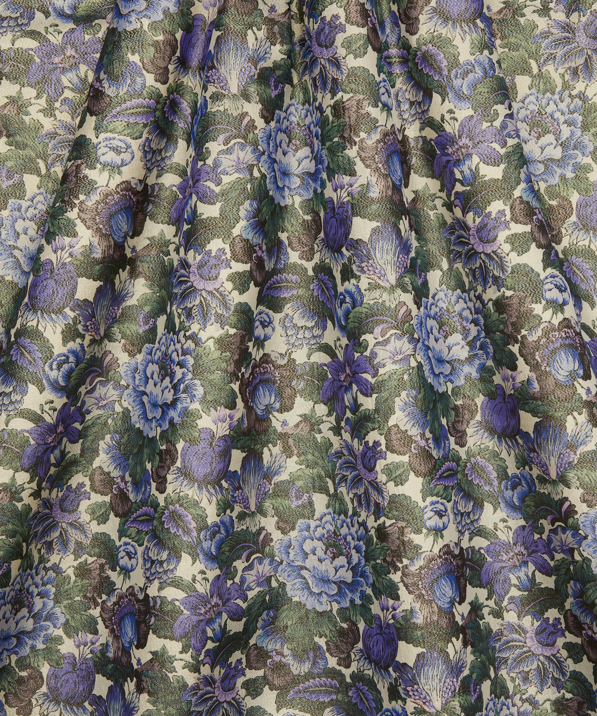 Liberty - Cecily Floral Codrington Silk Lurex image number 2