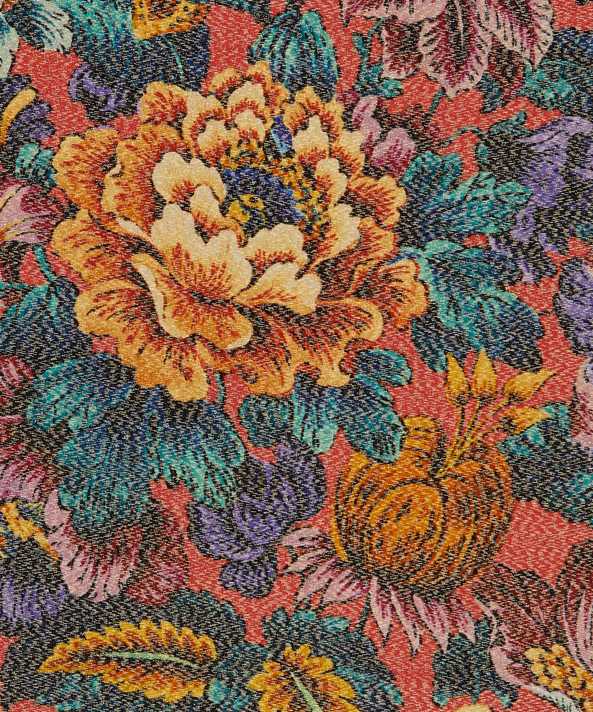 Liberty - Cecily Floral Codrington Silk Lurex