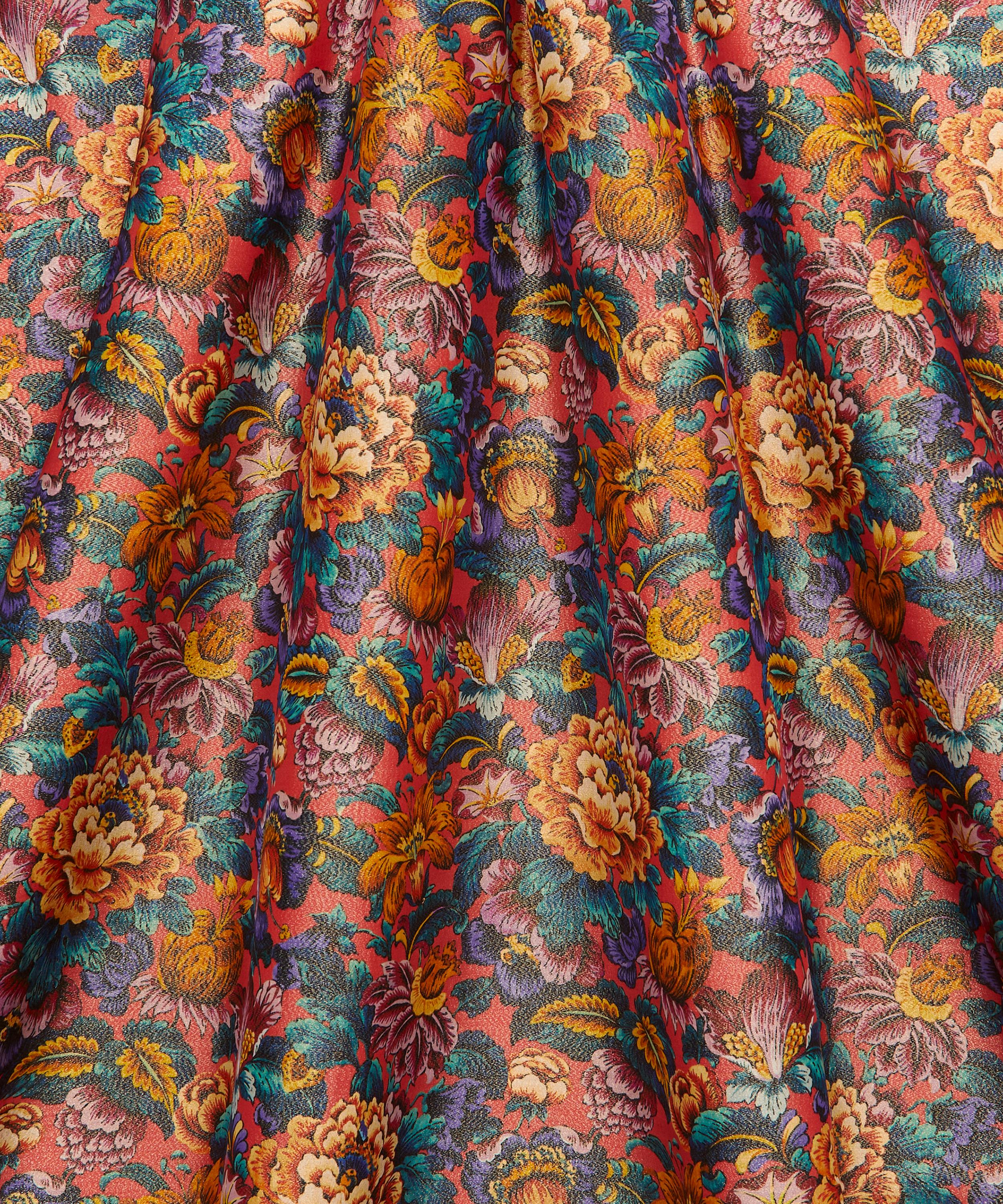 Liberty - Cecily Floral Codrington Silk Lurex image number 2