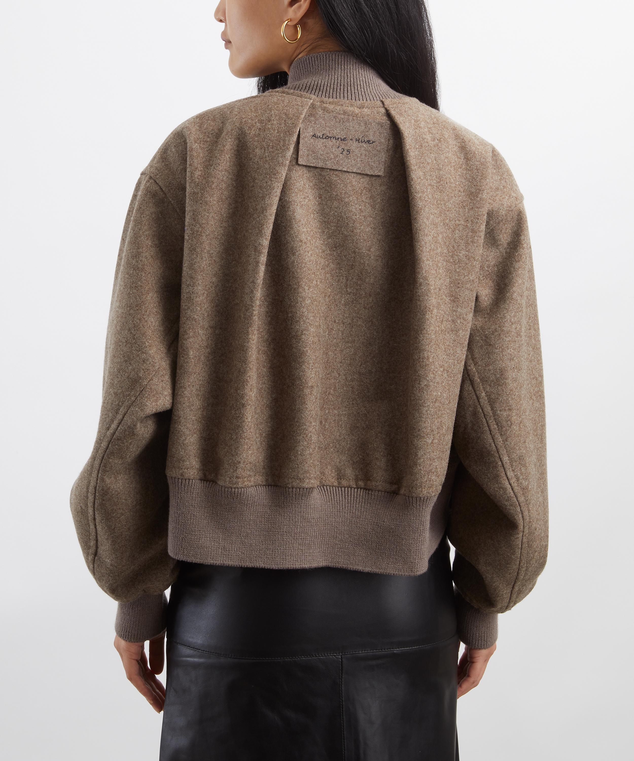 Nackiyé - Wool Aviator Jacket image number 3