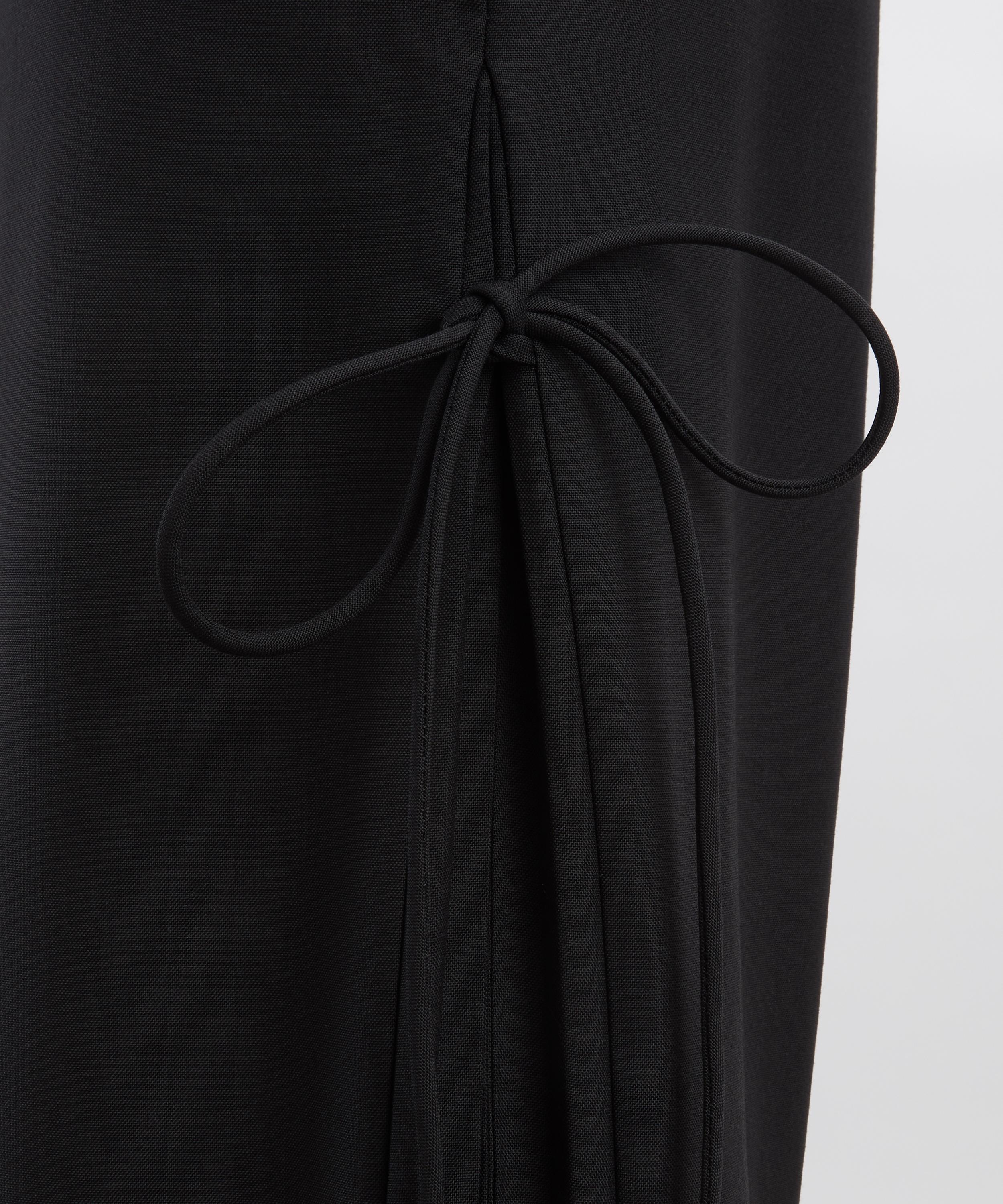 Clea - Carlos Side Tie Wide Leg Trousers image number 4