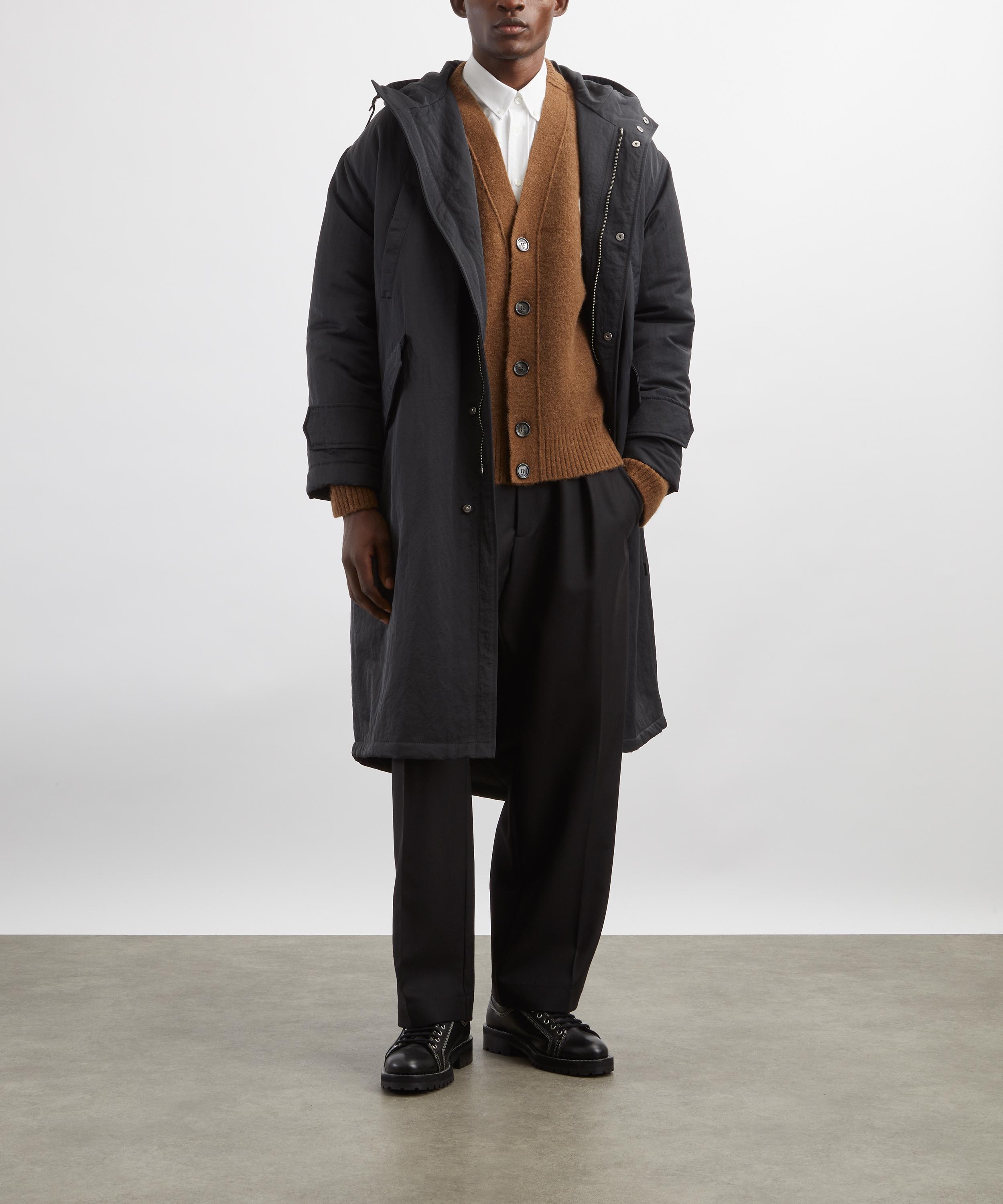 Ami - Nylon Serge Parka Jacket image number 1