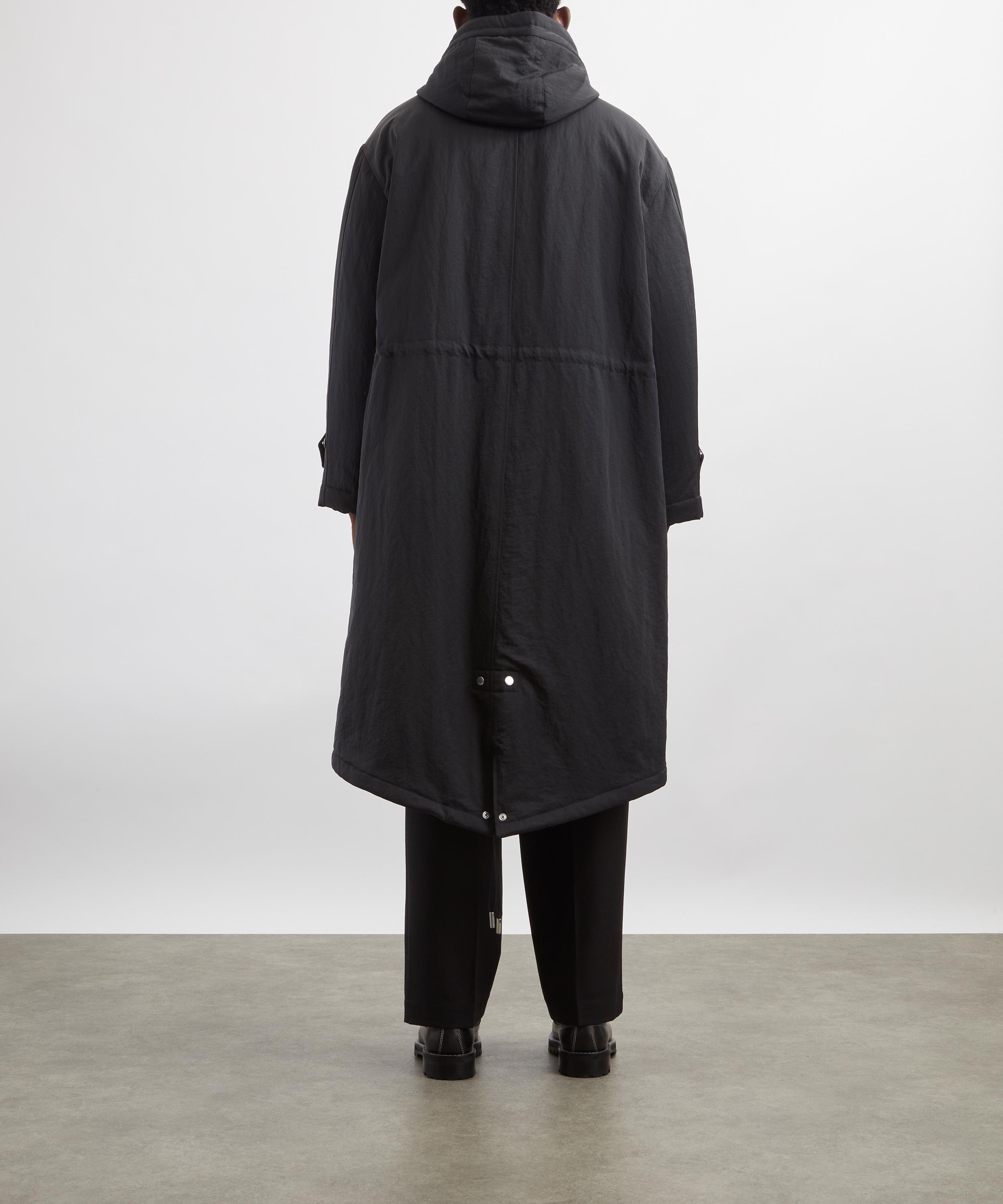 Ami - Nylon Serge Parka Jacket image number 3