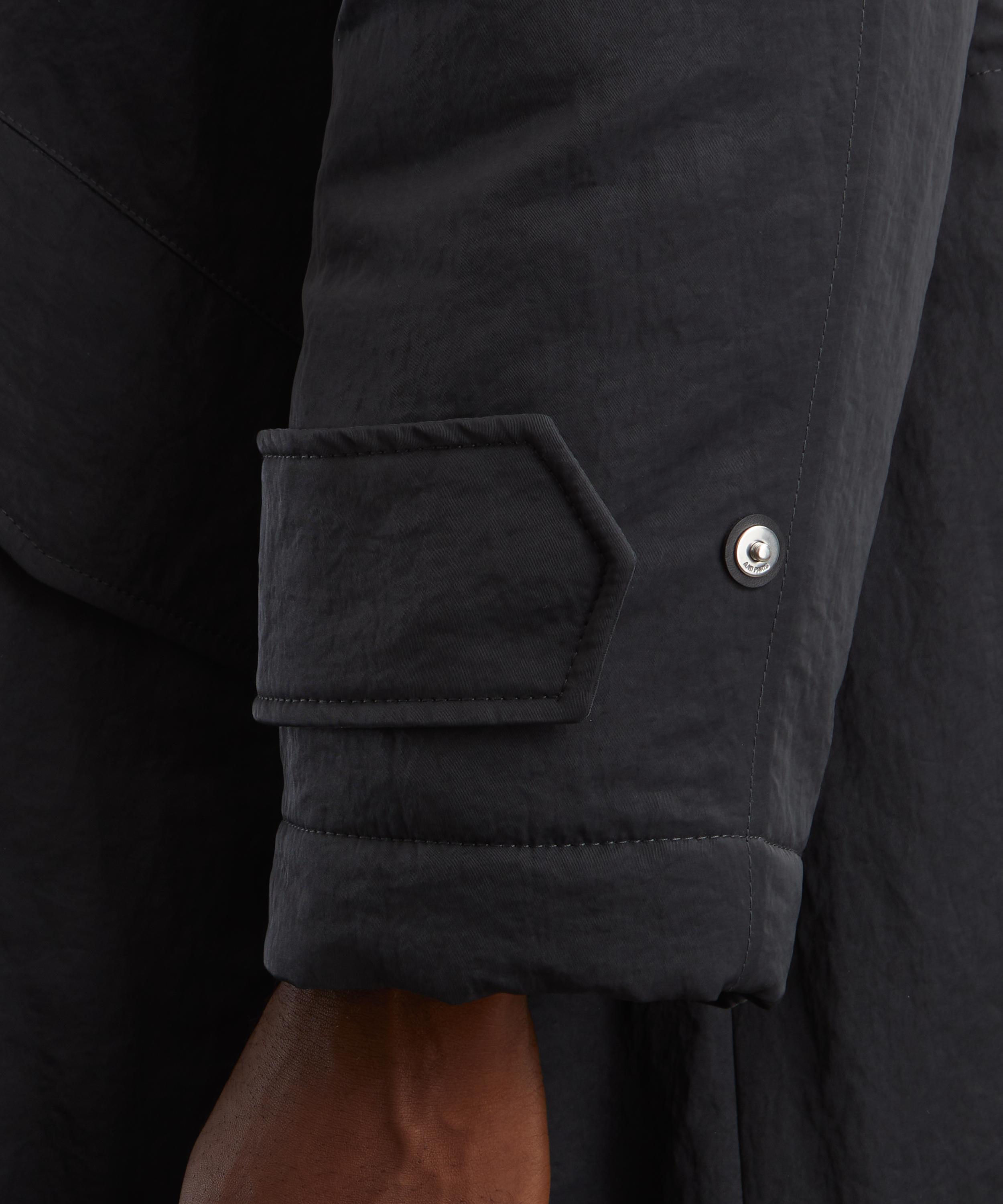 Ami - Nylon Serge Parka Jacket image number 4