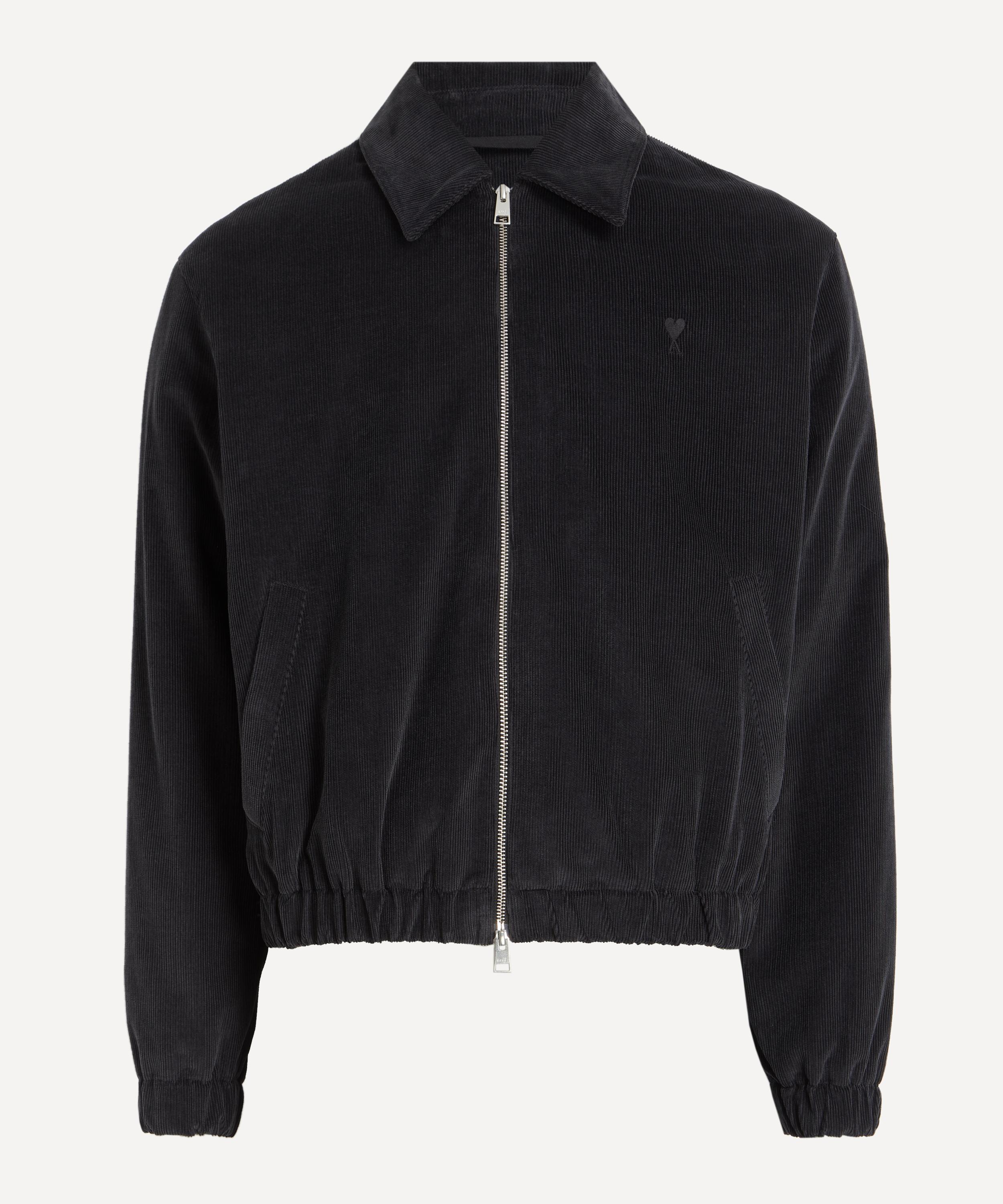 Ami - Corduroy Ami de Coeur Padded Zipped Jacket image number 0