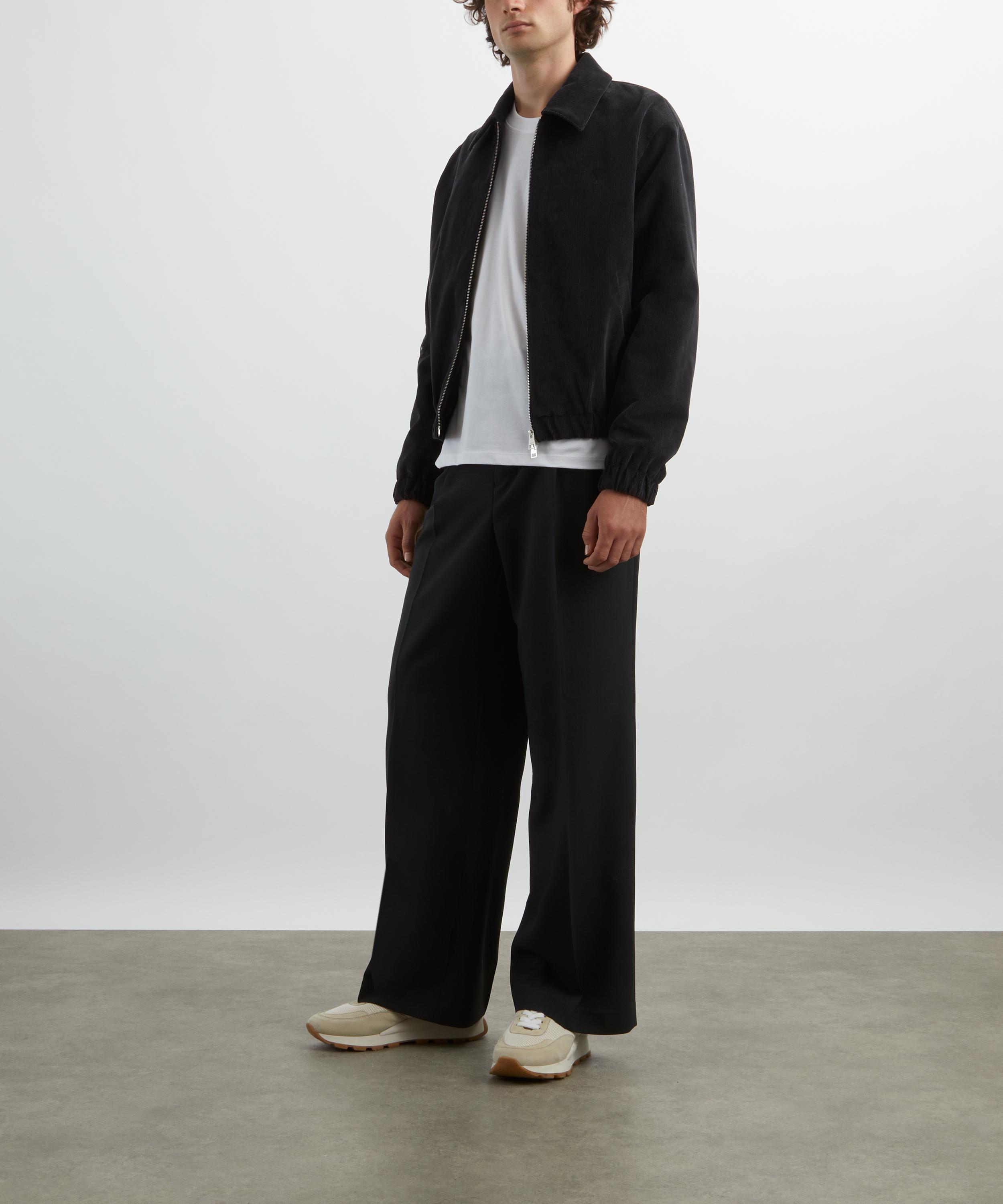 Ami - Corduroy Ami de Coeur Padded Zipped Jacket image number 1