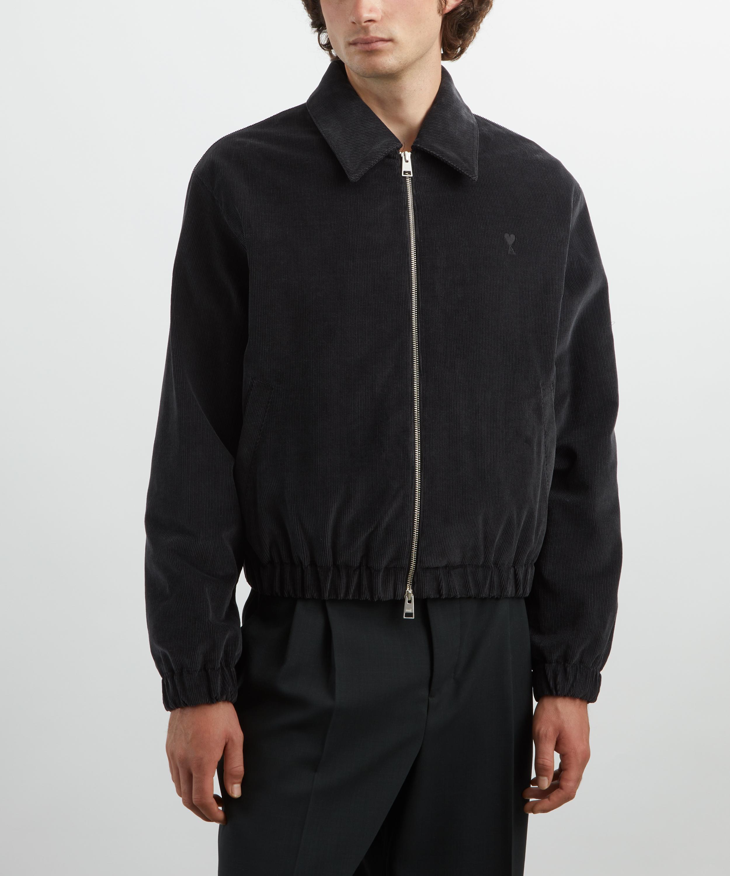 Ami - Corduroy Ami de Coeur Padded Zipped Jacket image number 2