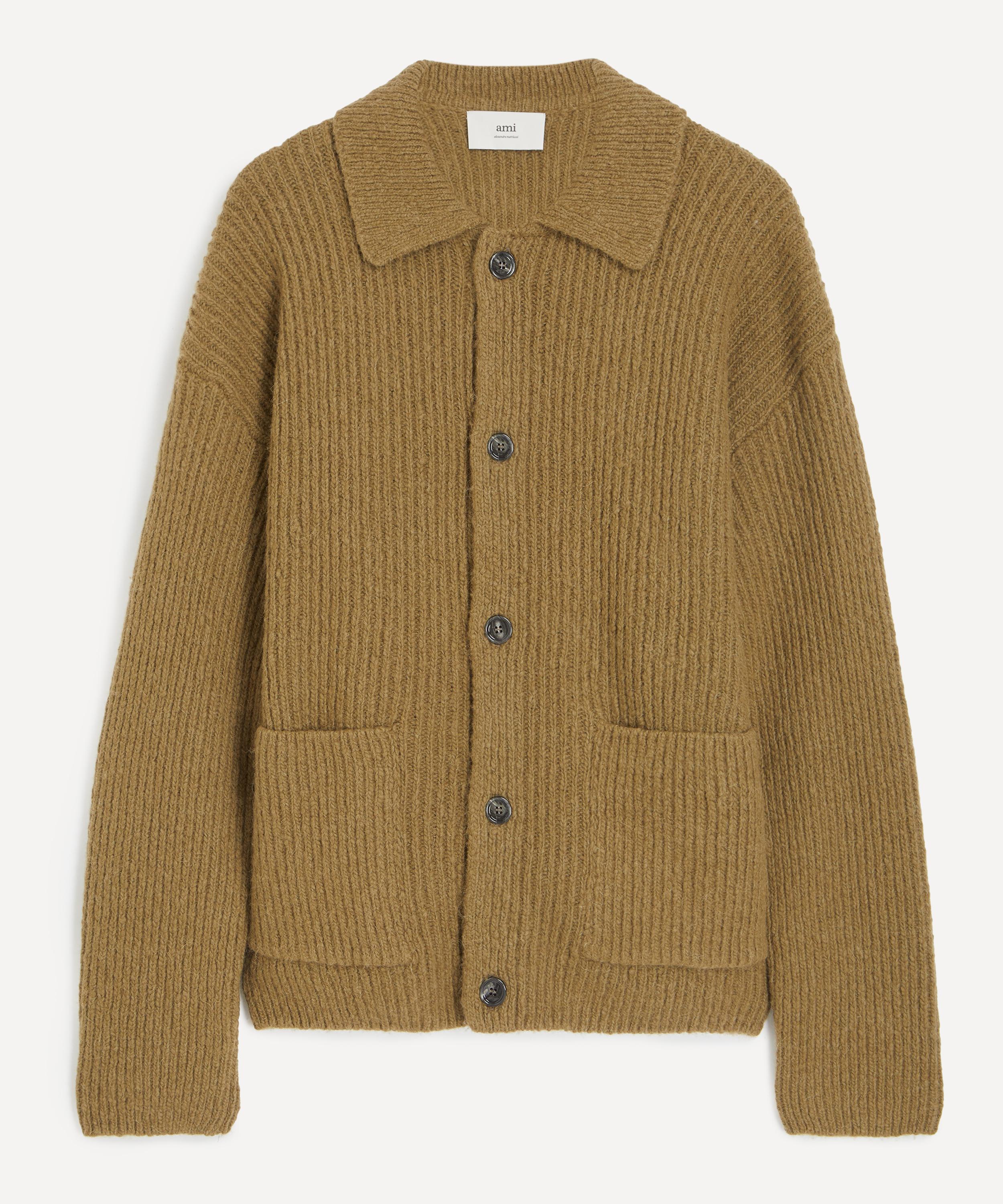 Ami - Chunky Ribbed Knit Cardigan image number 0