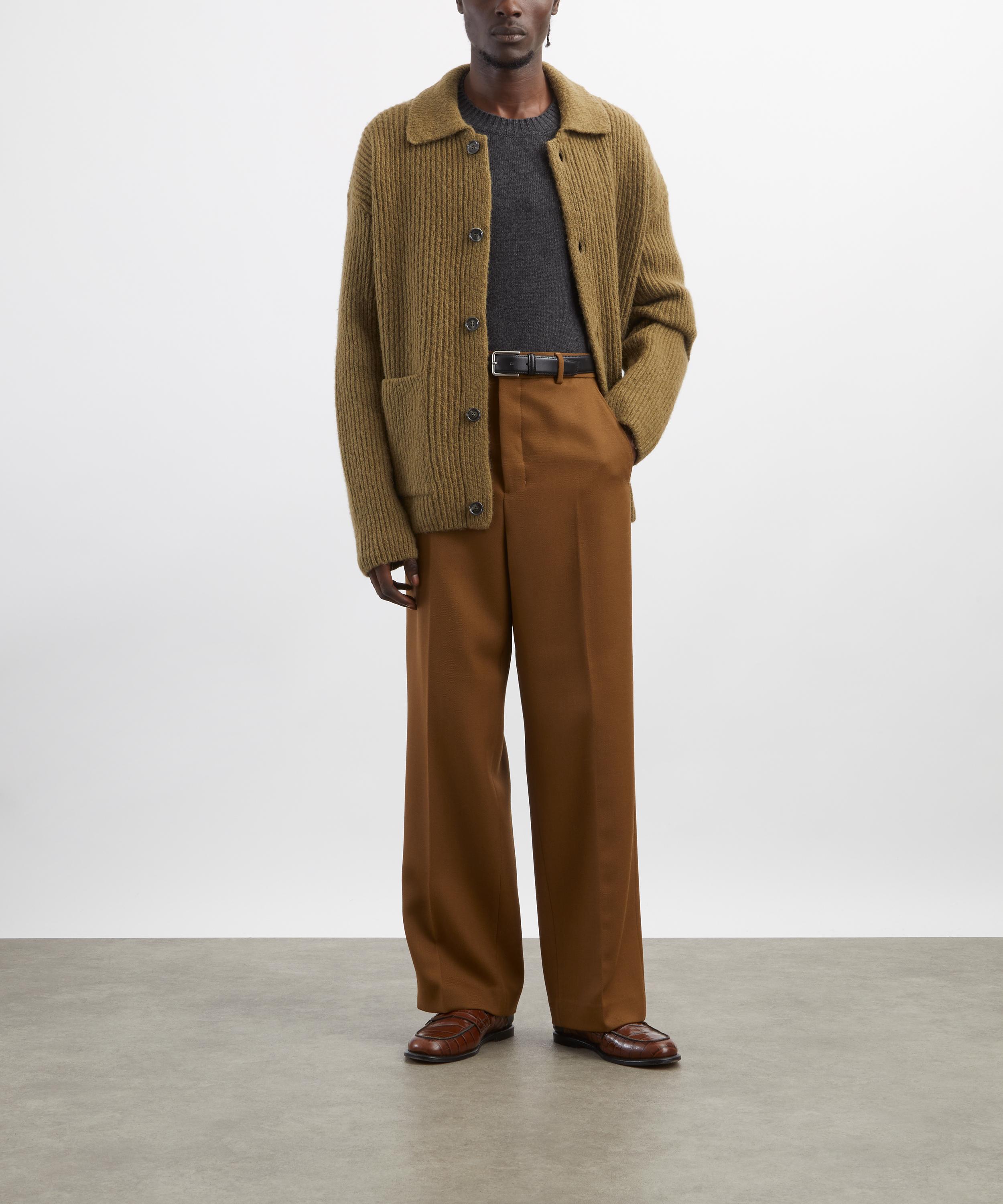 Ami - Chunky Ribbed Knit Cardigan image number 1