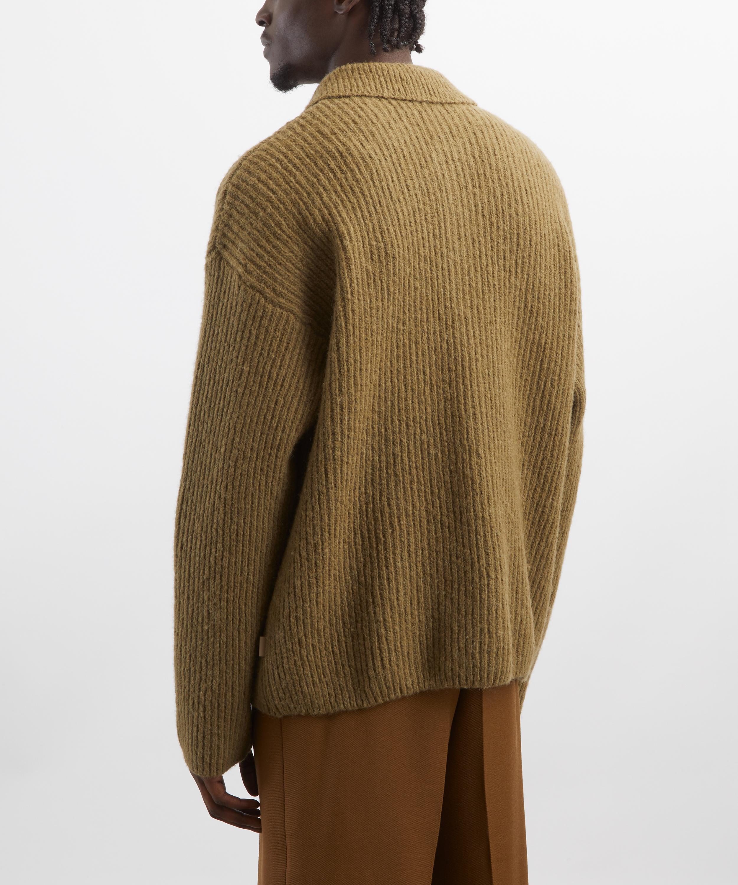 Ami - Chunky Ribbed Knit Cardigan image number 3