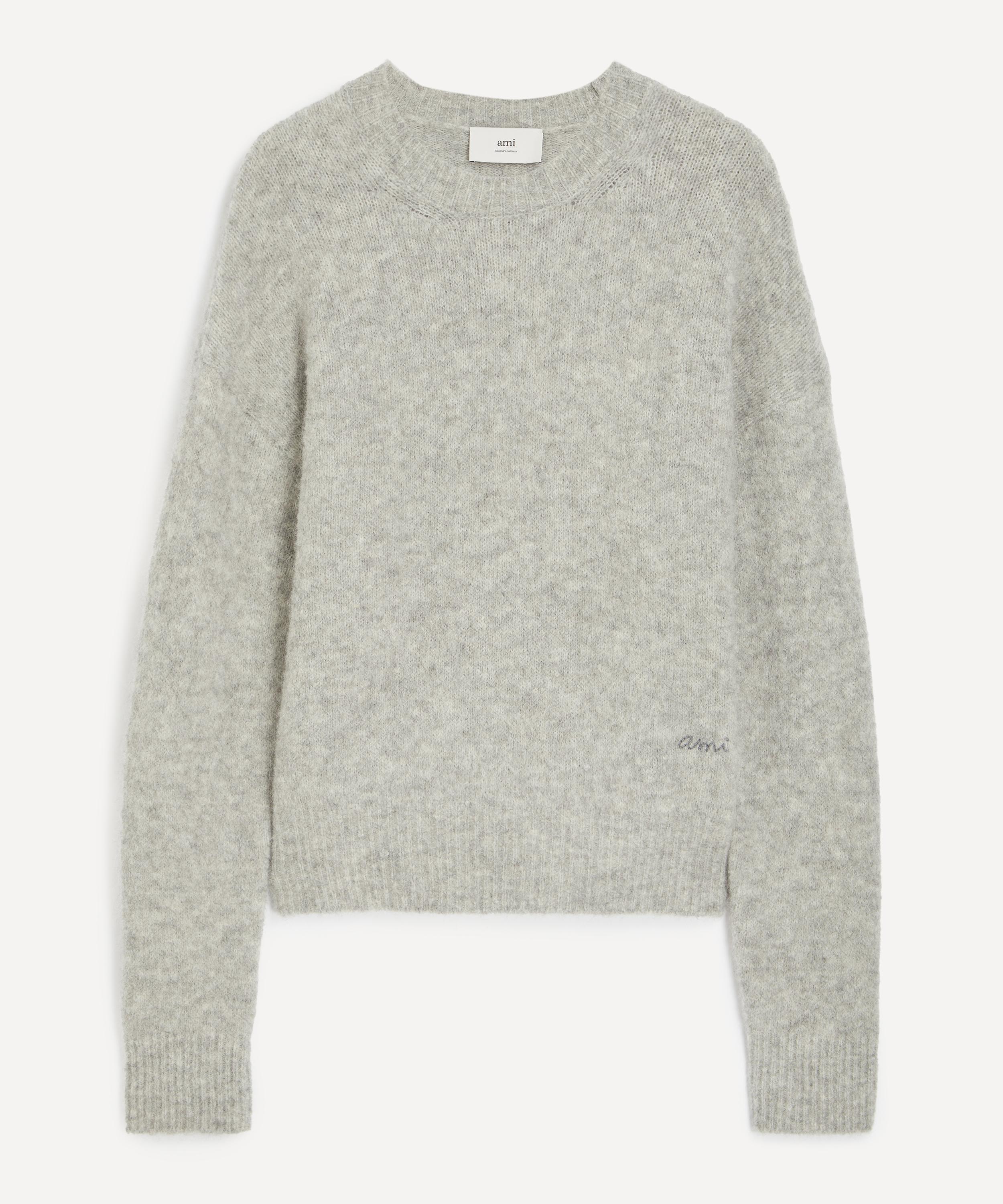 Ami - Alpaca Knit Crewneck Sweater